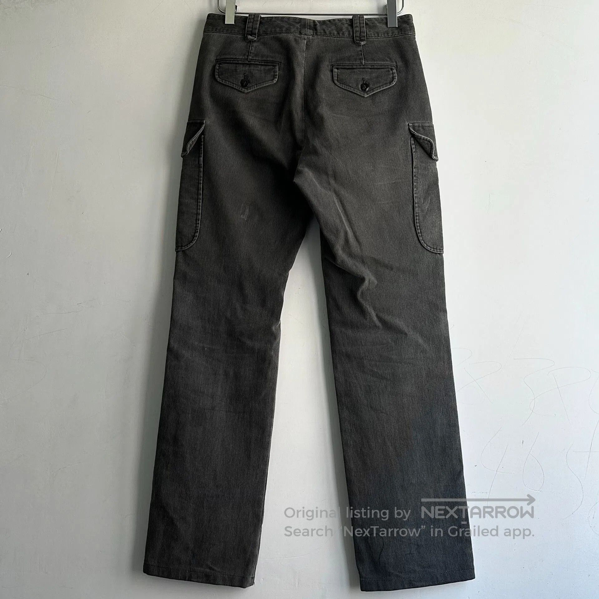 Balenciaga balenciaga washed cargo pocket trousers size 44. Size US 44 / EU 60 - 2 Thumbnail