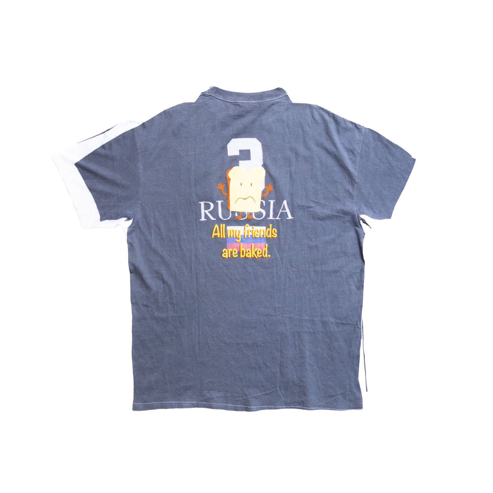Vetements Vetements FW18 Tromp L’oeil Double Sided Russia Tee Size US L / EU 52-54 / 3 - 2 Thumbnail