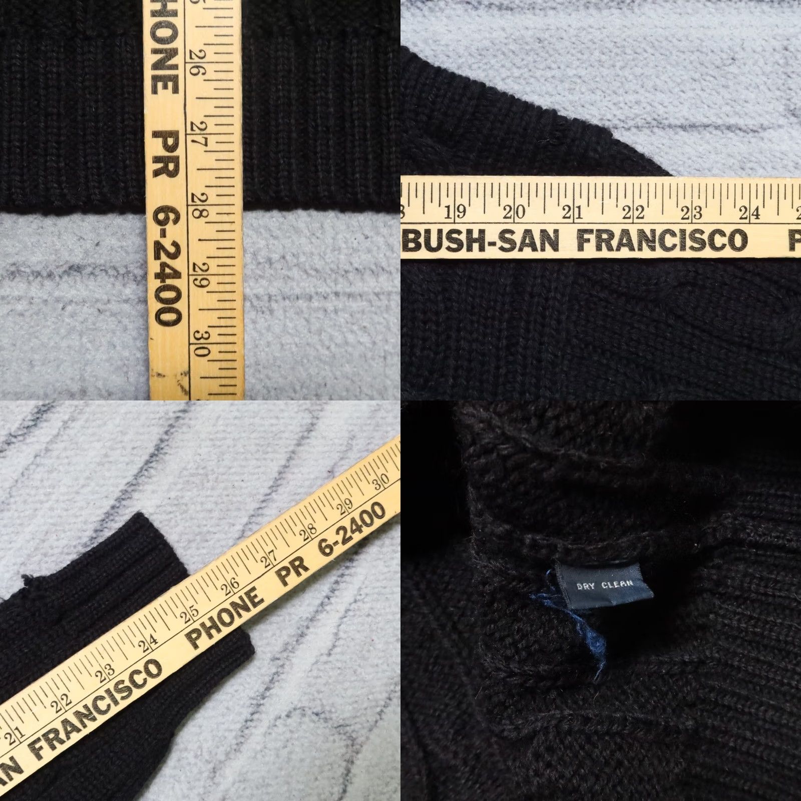 Hanes Vintage Ralph Lauren Polo by Ralph Lauren V-Neck Knit Sweater Shirt XL Black Mens VIA Size US XL / EU 56 / 4 - 9 Thumbnail