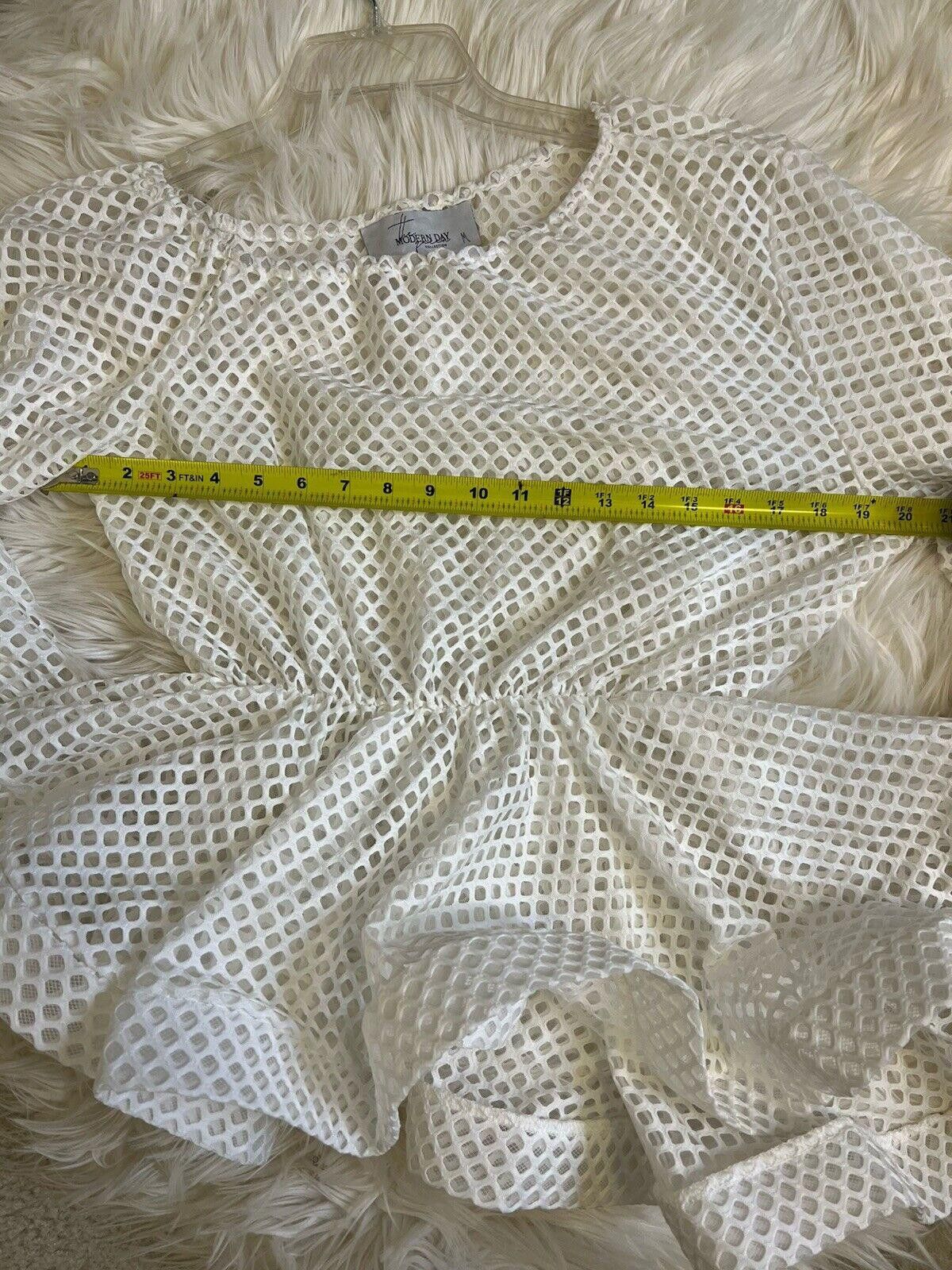 Designer The Modern Day Collection Net Blouse Sz M Size M / US 6-8 / IT 42-44 - 7 Thumbnail