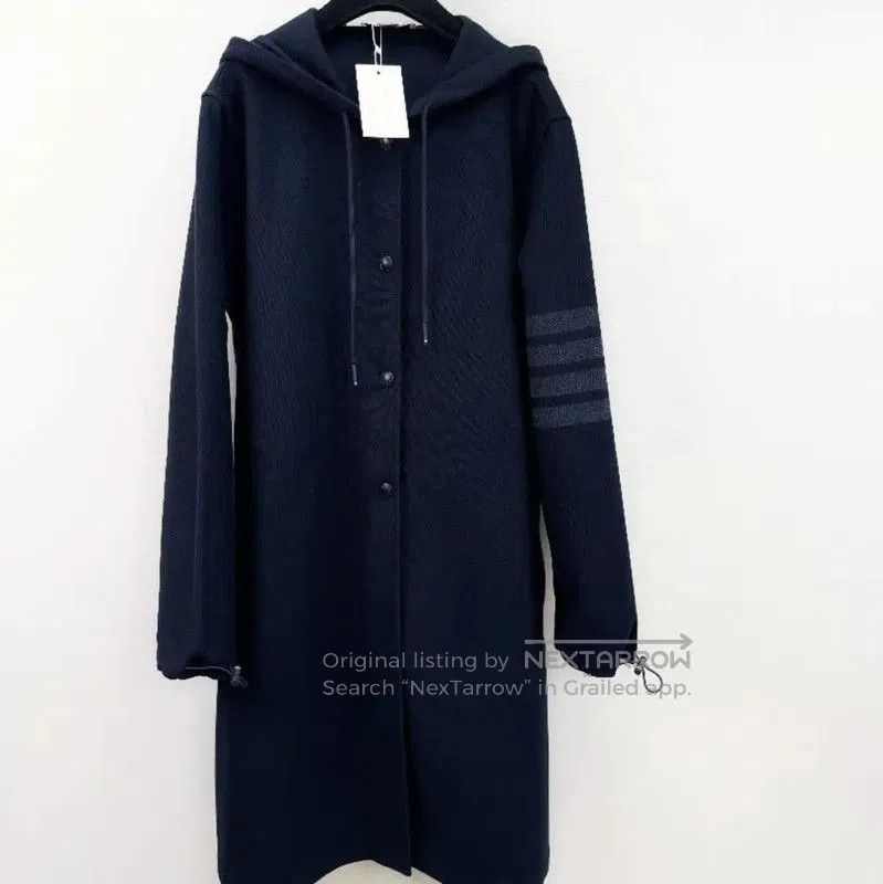 Thom Browne Thom Browne Blue Cotton Women's Coat . Size M / US 6-8 / IT 42-44 - 1 Thumbnail