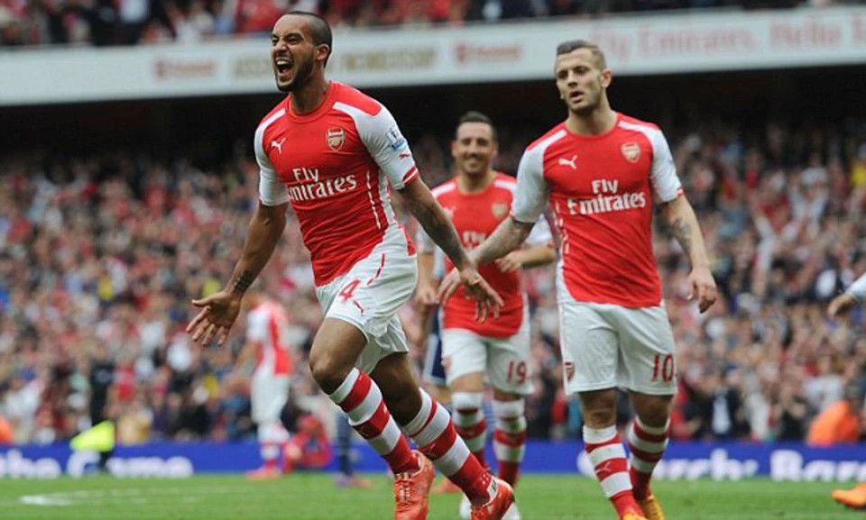 Adidas ARSENAL 2014 2015 HOME FOOTBALL SHIRT SOCCER JERSEY Size US S / EU 44-46 / 1 - 9 Thumbnail