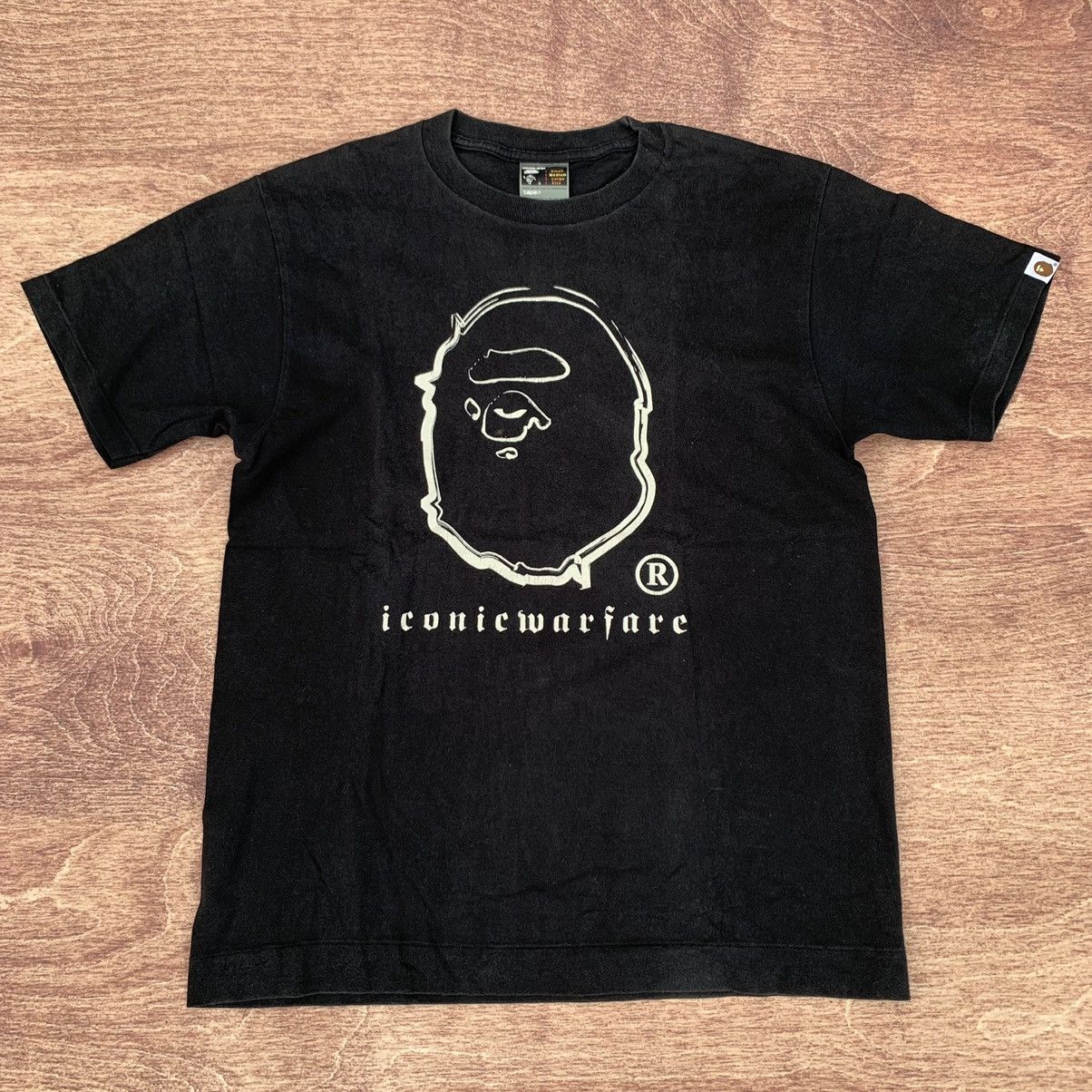 Vintage 90 s Bathing Ape x iconic Warfare Big Head Logo