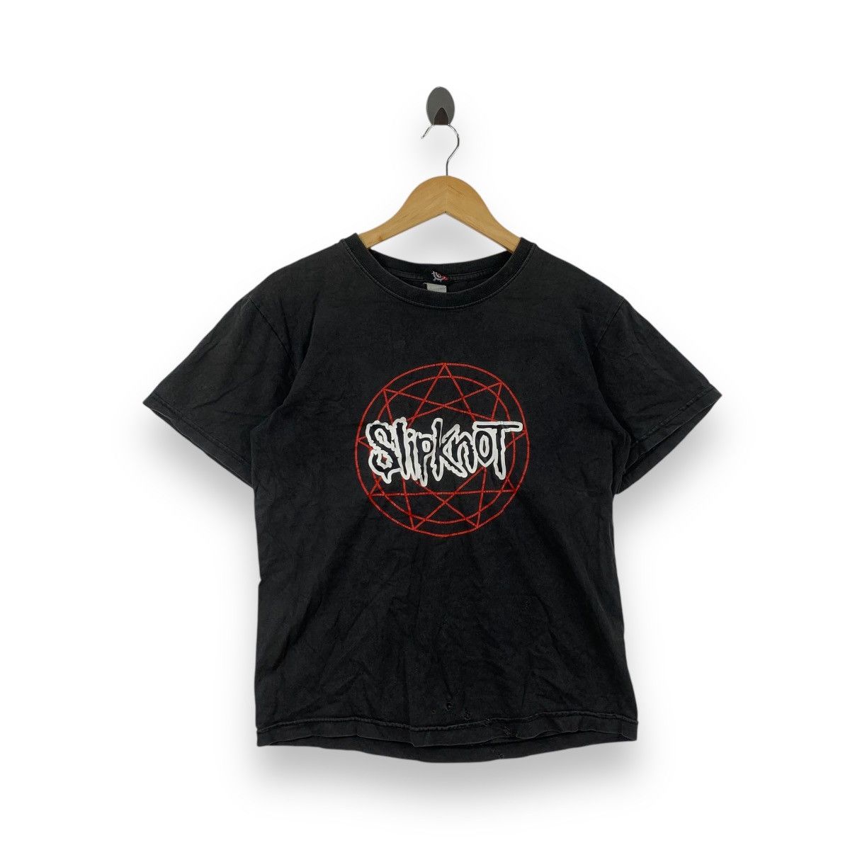Slipknot Vintage SLIPKNOT BAND Heavy Thrash Metal Tee Shirt Pentagram Size S / US 4 / IT 40 - 1 Thumbnail