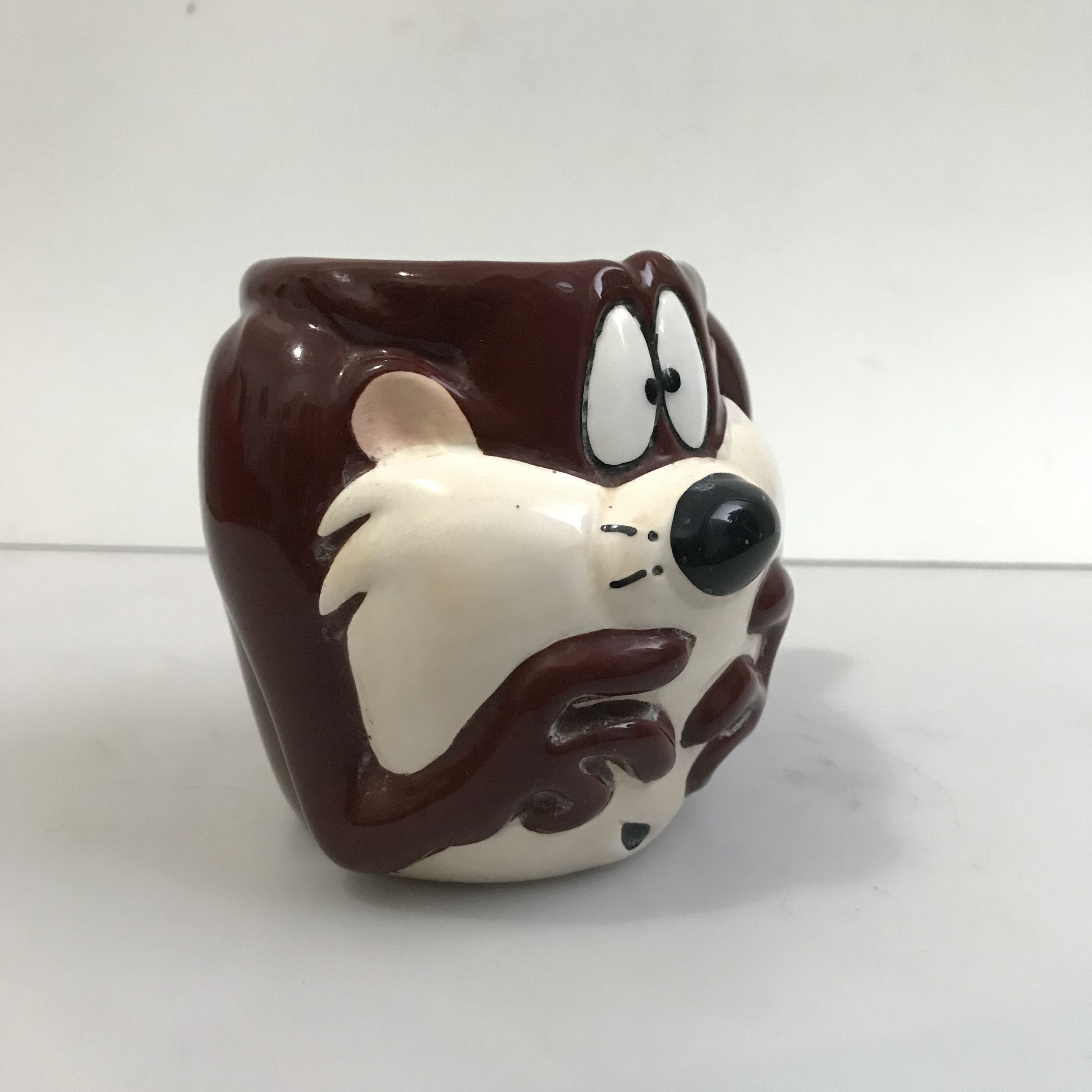 Vintage Vintage Looney Tunes Taz Face Ceramic 3D Sculpted Mug Vintag Size ONE SIZE - 1 Thumbnail