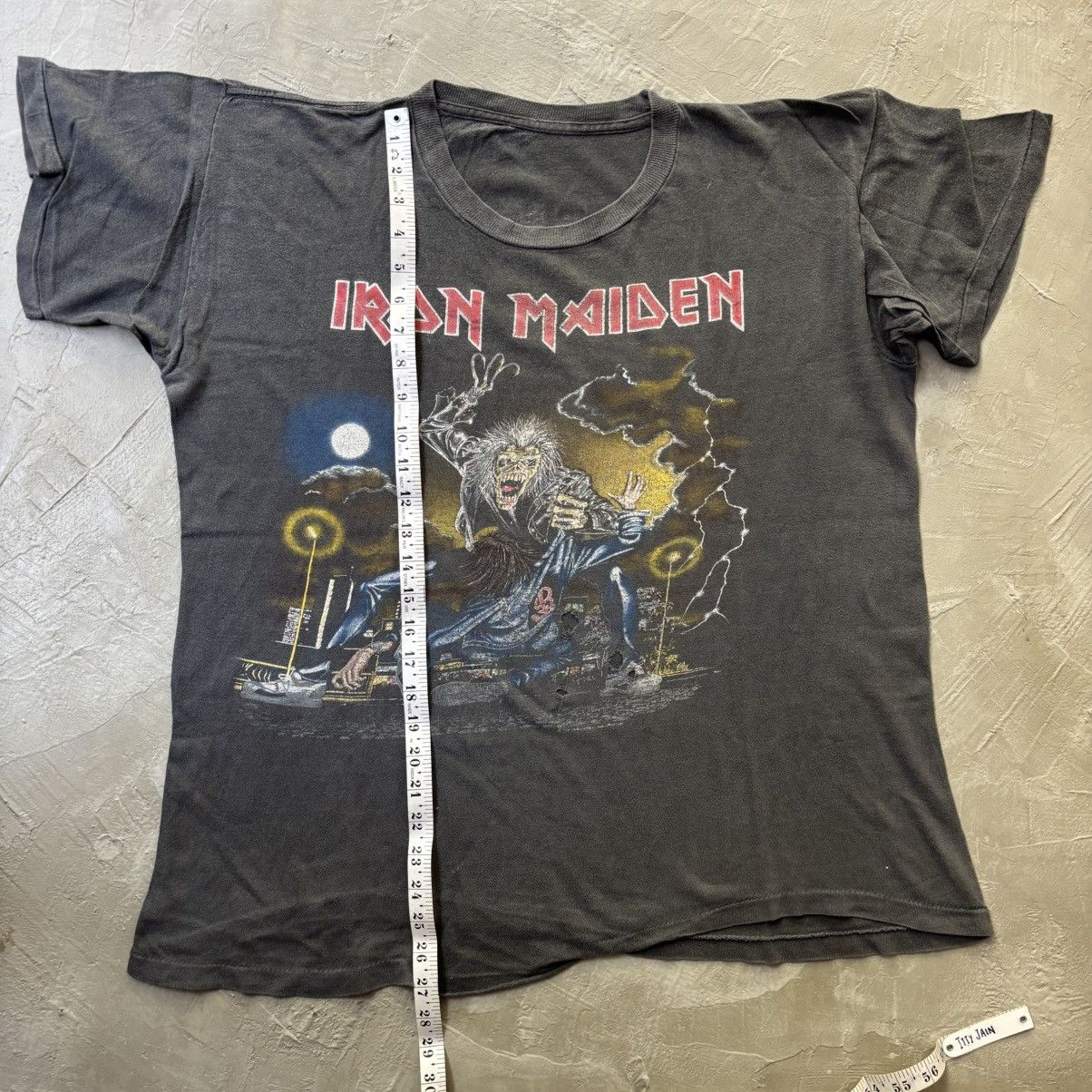 Iron Maiden Vintage Iron Maiden 1990 No Prayer on the Road’ tour t-shirt Size US L / EU 52-54 / 3 - 8 Thumbnail