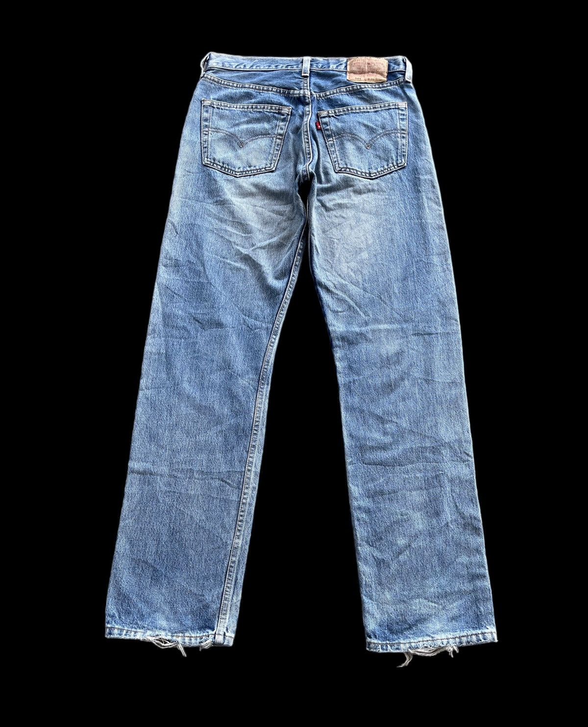 Levi's Vintage Levis 501 distressed faded blue button fly 553 Size US 30 / EU 46 - 2 Thumbnail