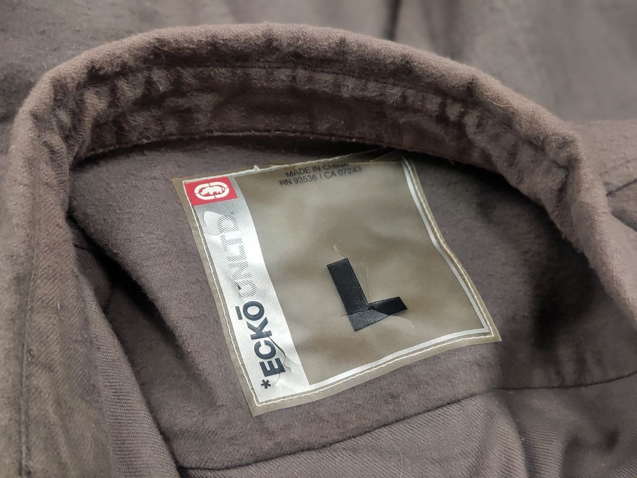 Ecko Unltd. Vintage Ecko Unltd y2k flannel overshirt pocket military Size US L / EU 52-54 / 3 - 15 Thumbnail