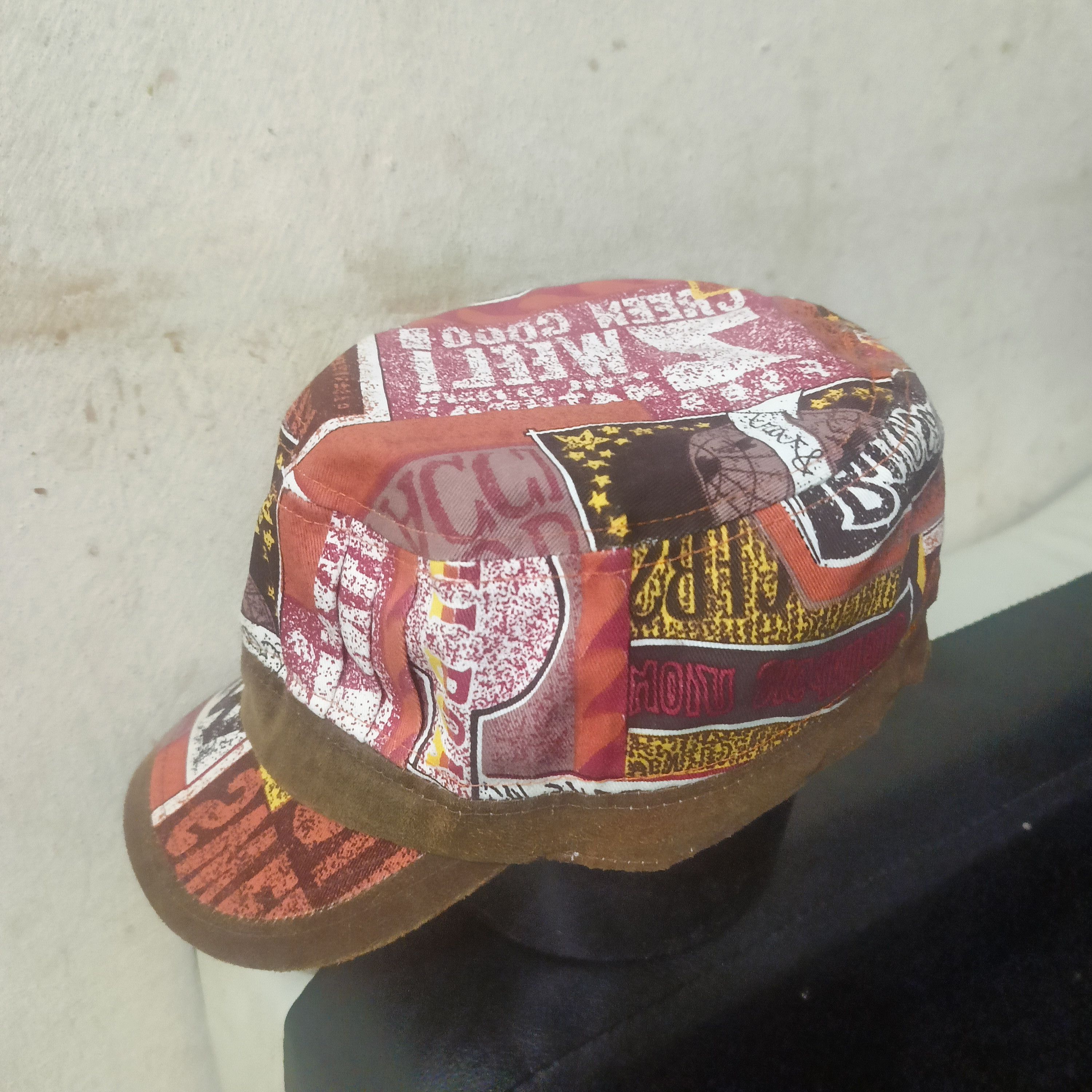 Jean-Michel Basquiat Rare Design Jean Michel Basquiat Full Cap rubber adjustable Size ONE SIZE - 2 Thumbnail