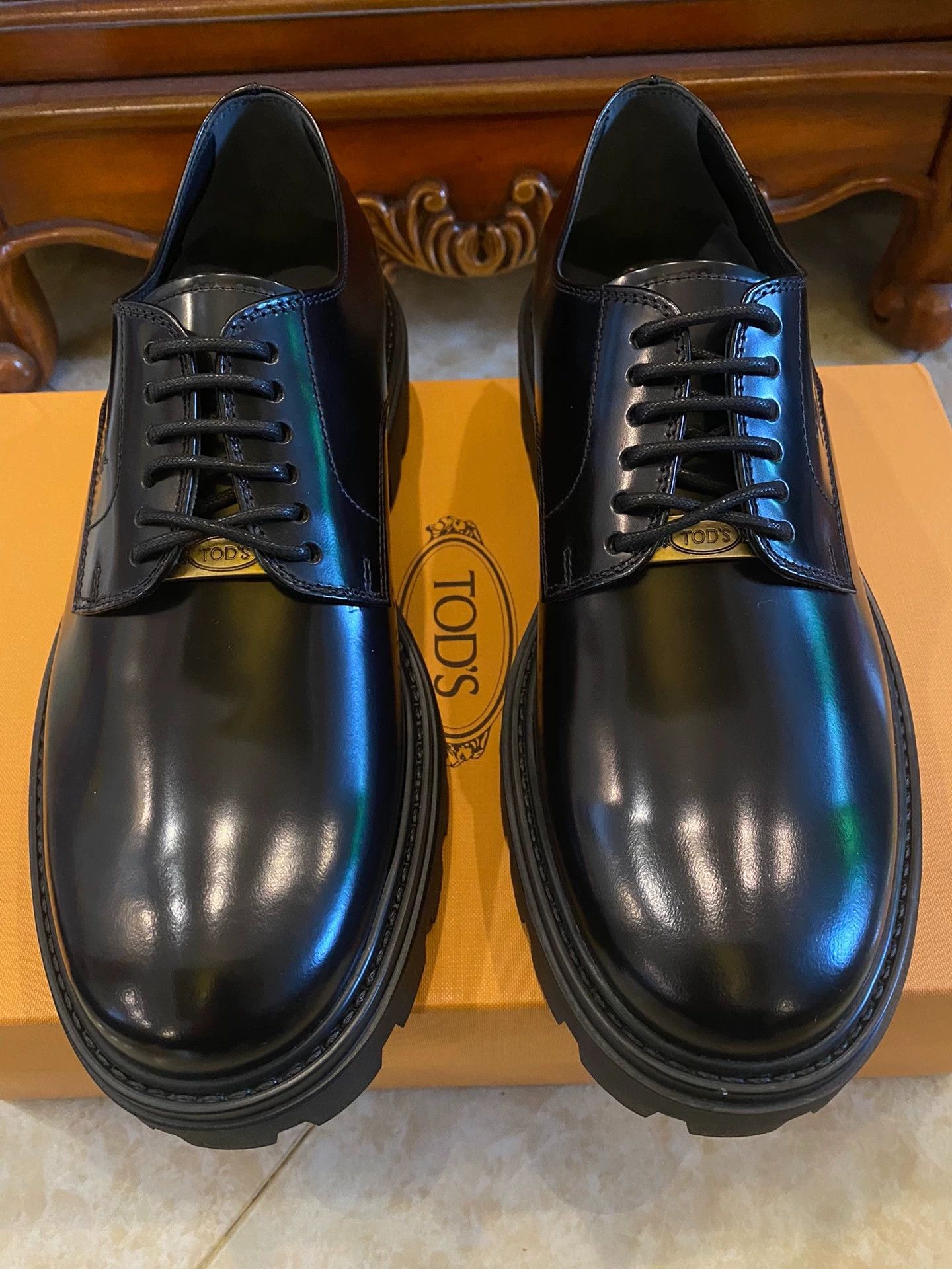 Tod's TODS Platform Derby Shoe New Authentic 7,8,9 Size US 9 / EU 42 - 2 Thumbnail