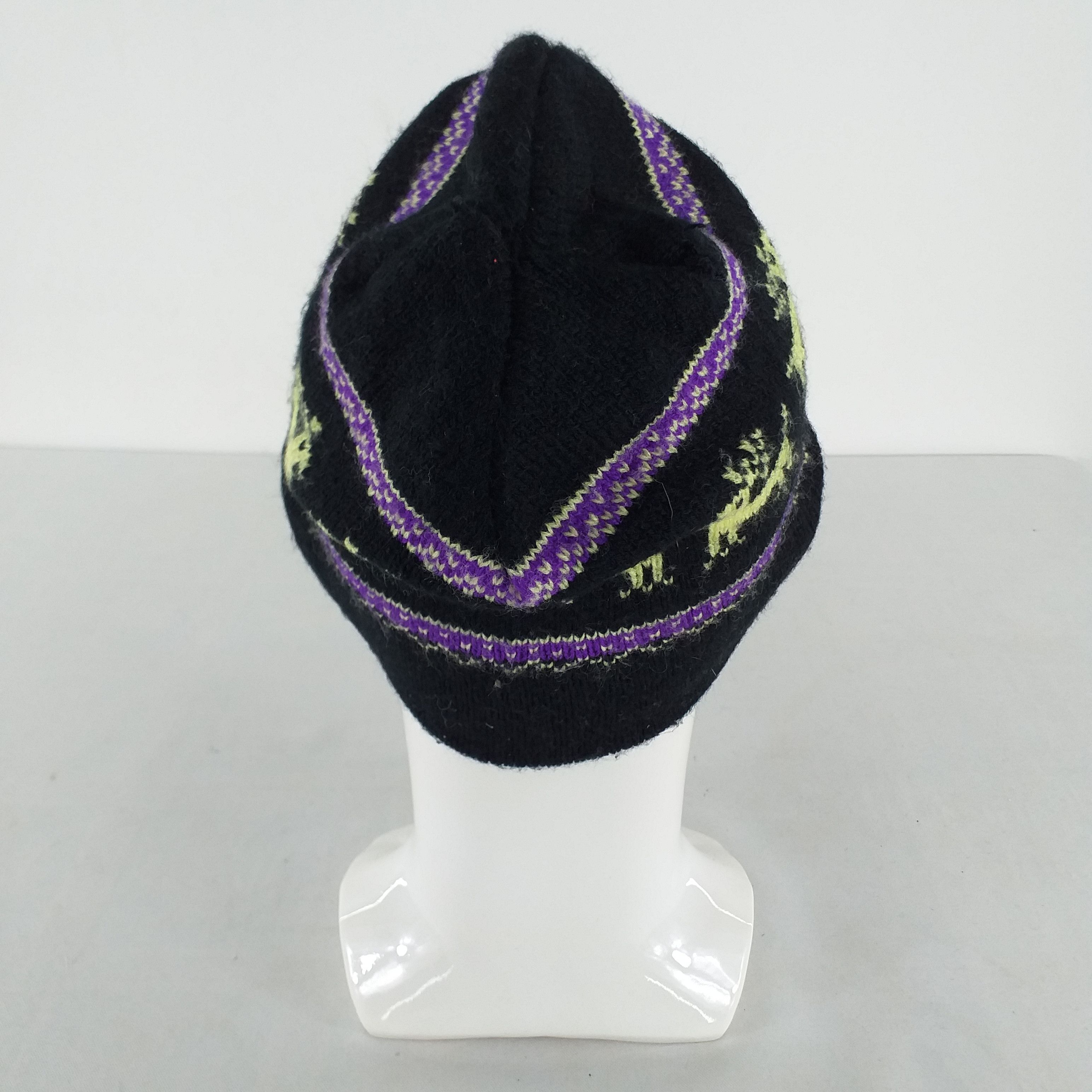 Vintage Deer Figure Snow Cap Hat Beanie -BN400 Size ONE SIZE - 2 Thumbnail