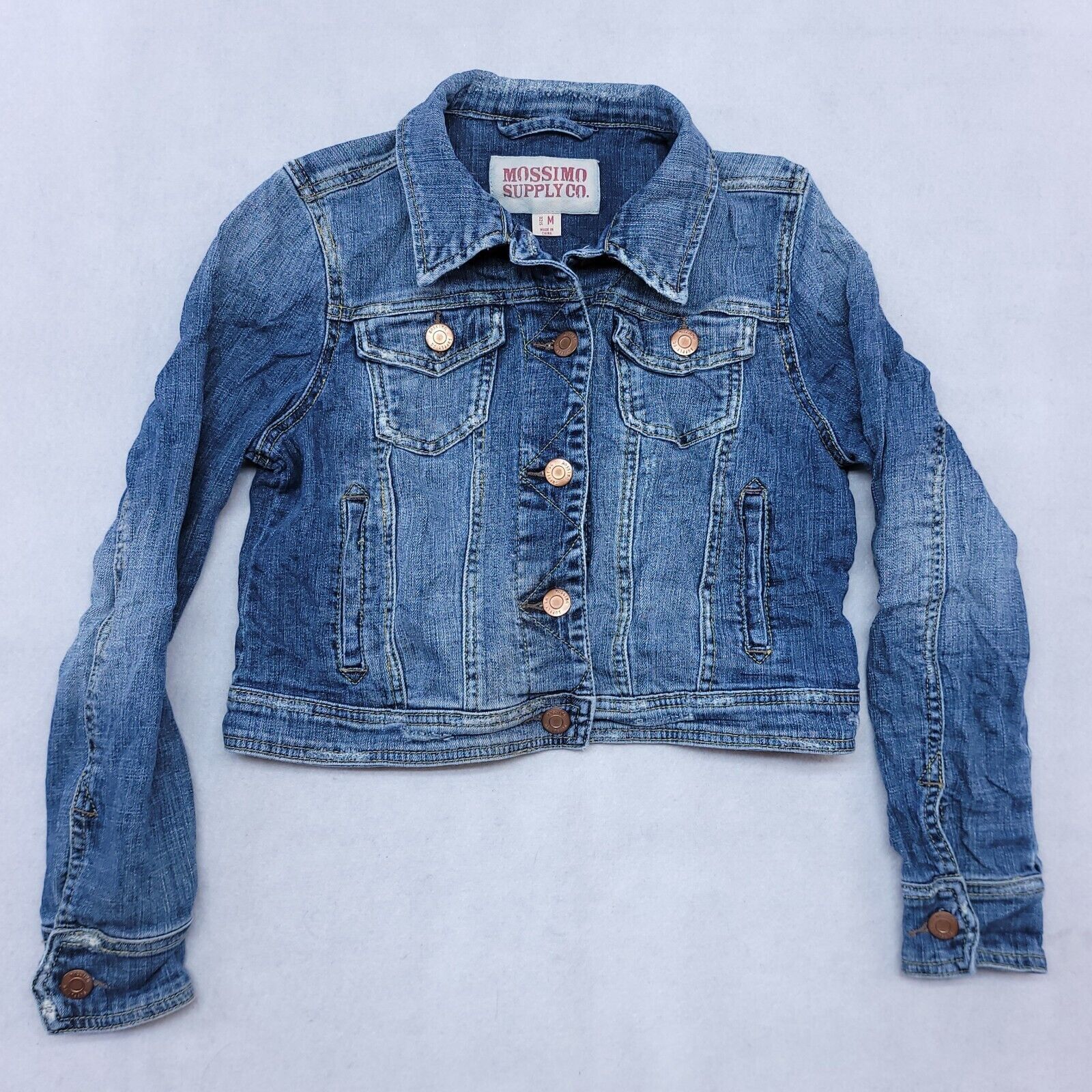 Mossimo Mossimo Button Up Denim Jean Jacket Womens Size M Blue Size M / US 6-8 / IT 42-44 - 2 Thumbnail