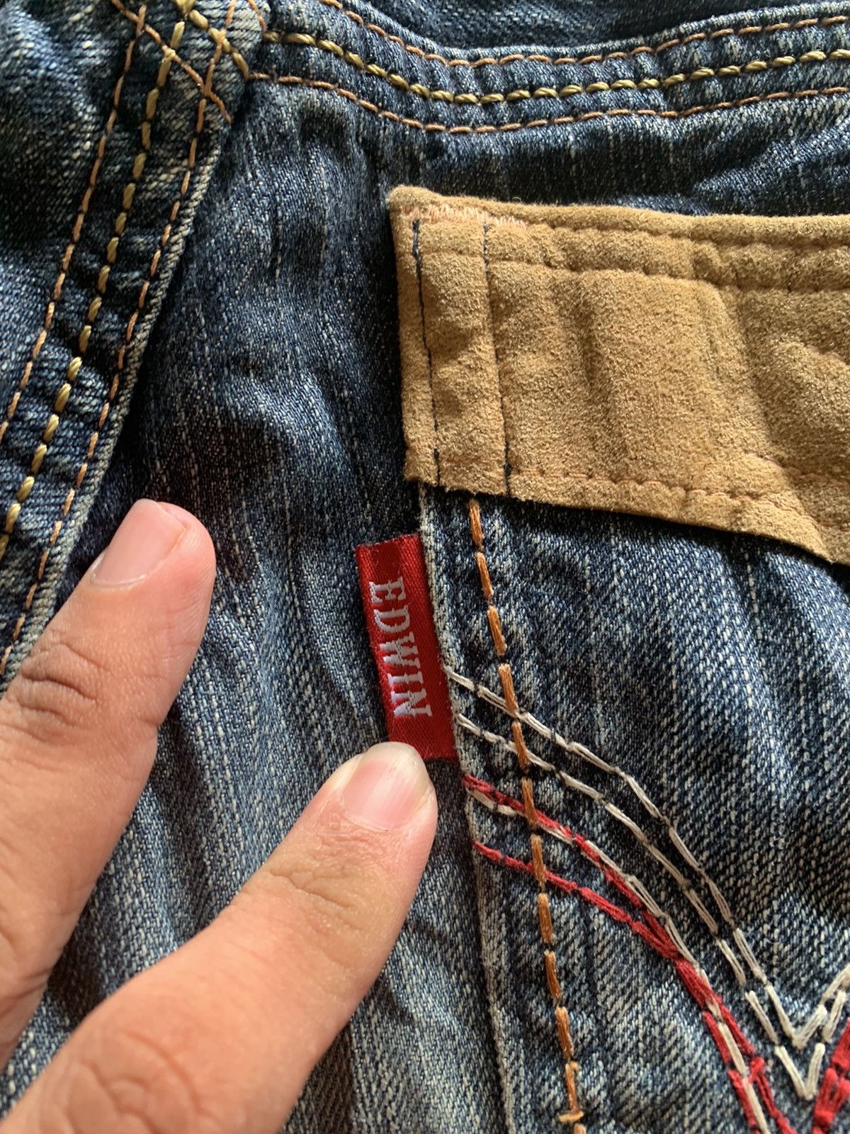 Edwin distressed flare vintage exclusive EDWIN jeans western style Size US 32 / EU 48 - 14 Thumbnail