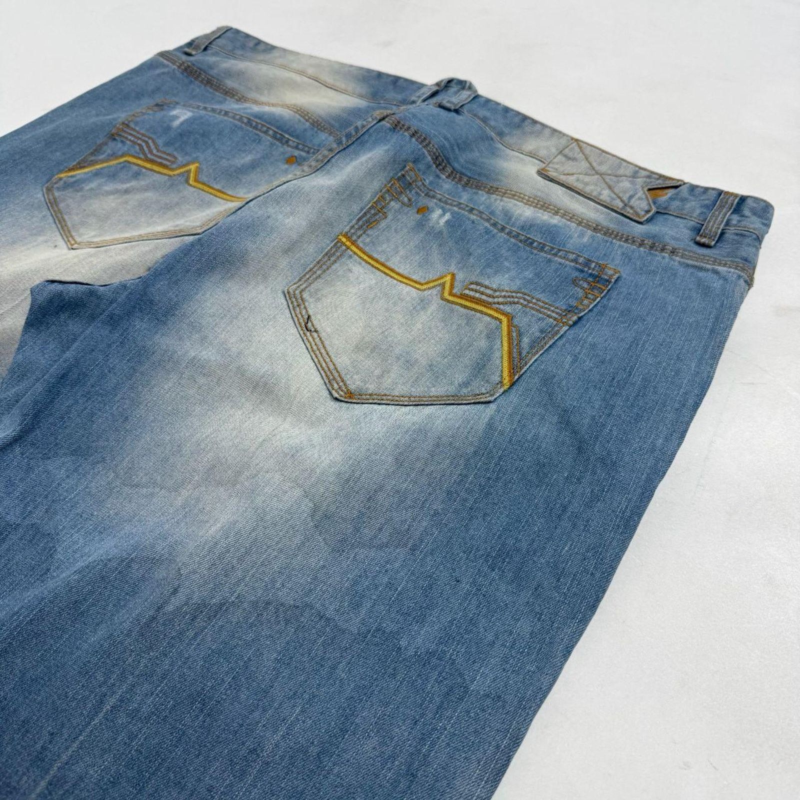 archive y2k grunge EDWIN fade denim W32 W31x31.5 Vintage Y2k Edwin 