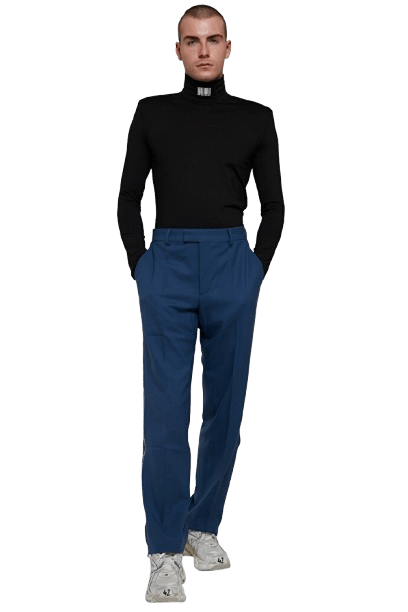 o1y0924 Turtleneck Sweater in Black