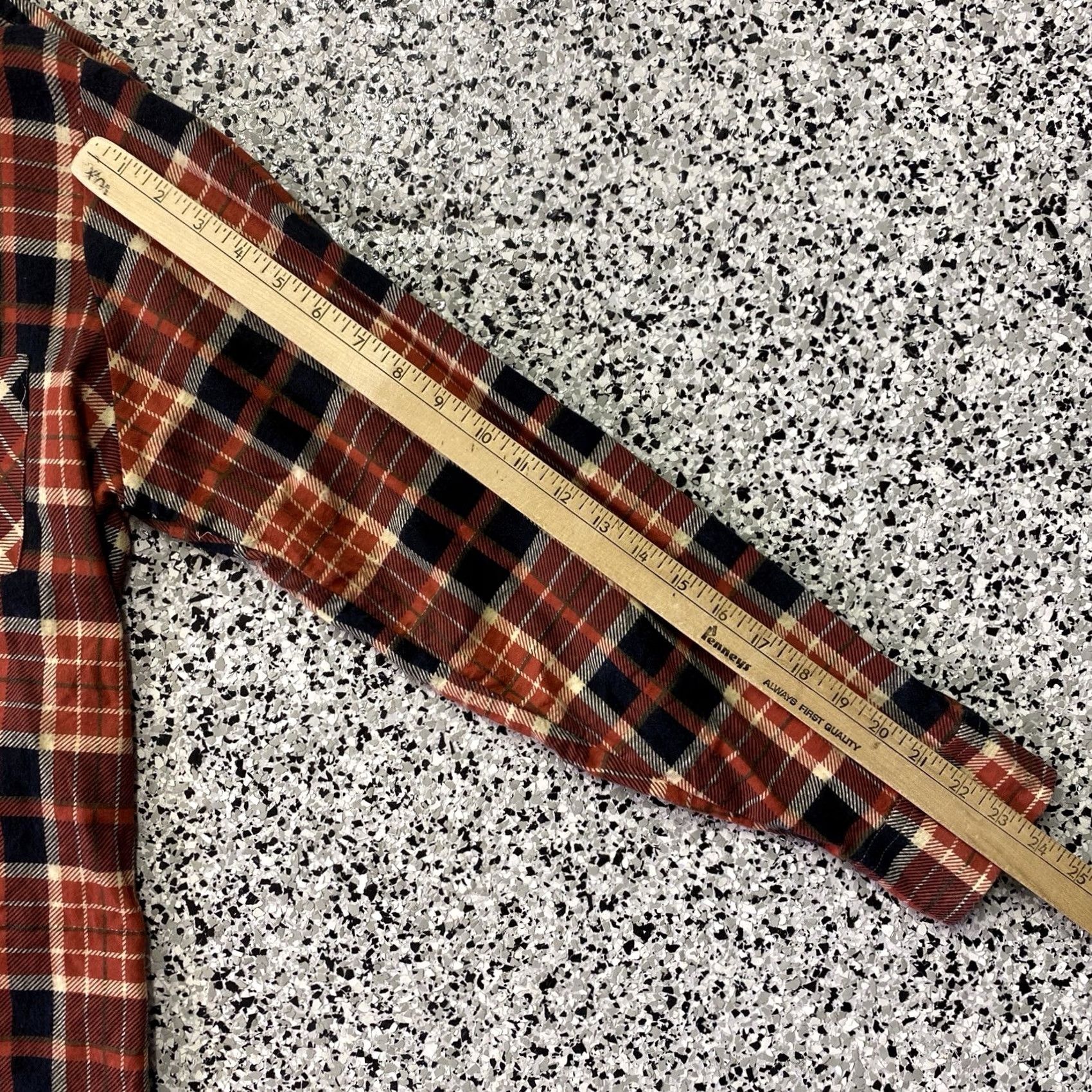 Dickies VINTAGE Dickies Flannel Shirt Men’s Medium Orange Plaid 90s Regular Button-Up Long Sleeve Denim? Size US M / EU 48-50 / 2 - 3 Thumbnail