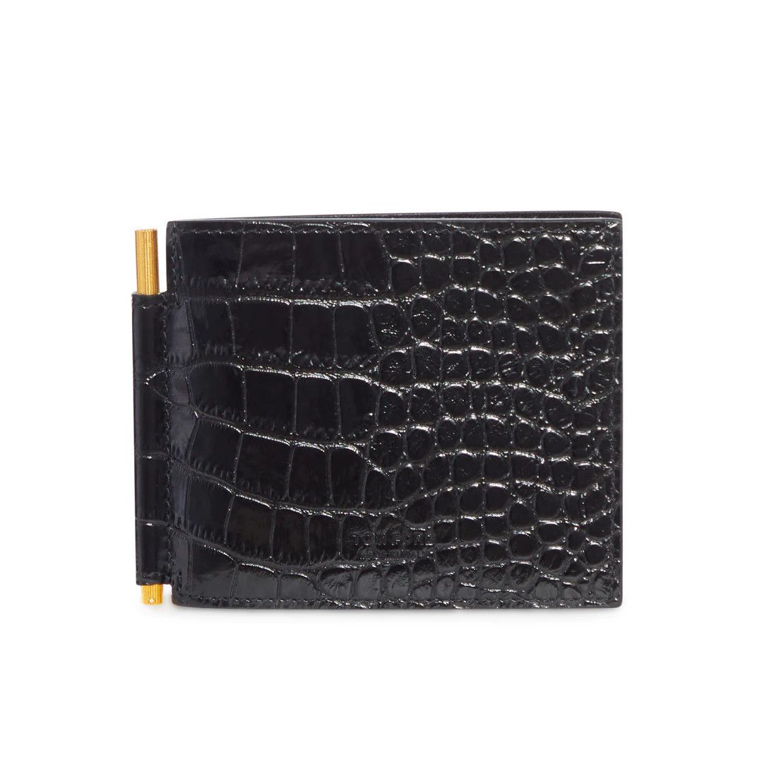 Tom Ford TOM FORD Black Embossed Leather Wallet New & Authentic Size ONE SIZE - 1 Thumbnail
