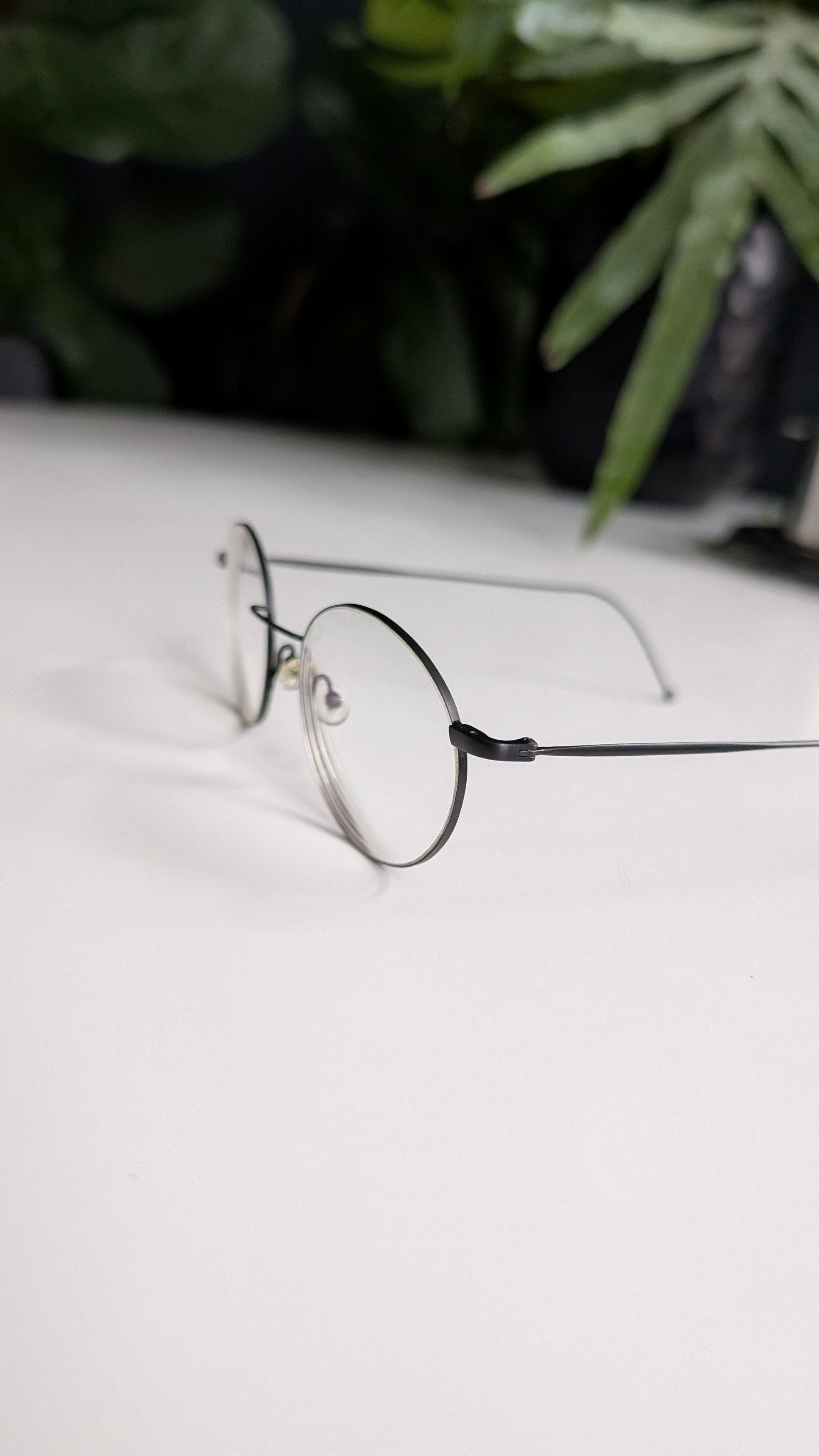 Campbell titanium glasses model CO 1002 in matte black (TA)