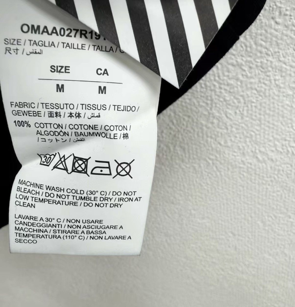 Off-White OFF-WHITE 100% Cotton Short Sleeve T-shirt J30 Size US M / EU 48-50 / 2 - 5 Thumbnail
