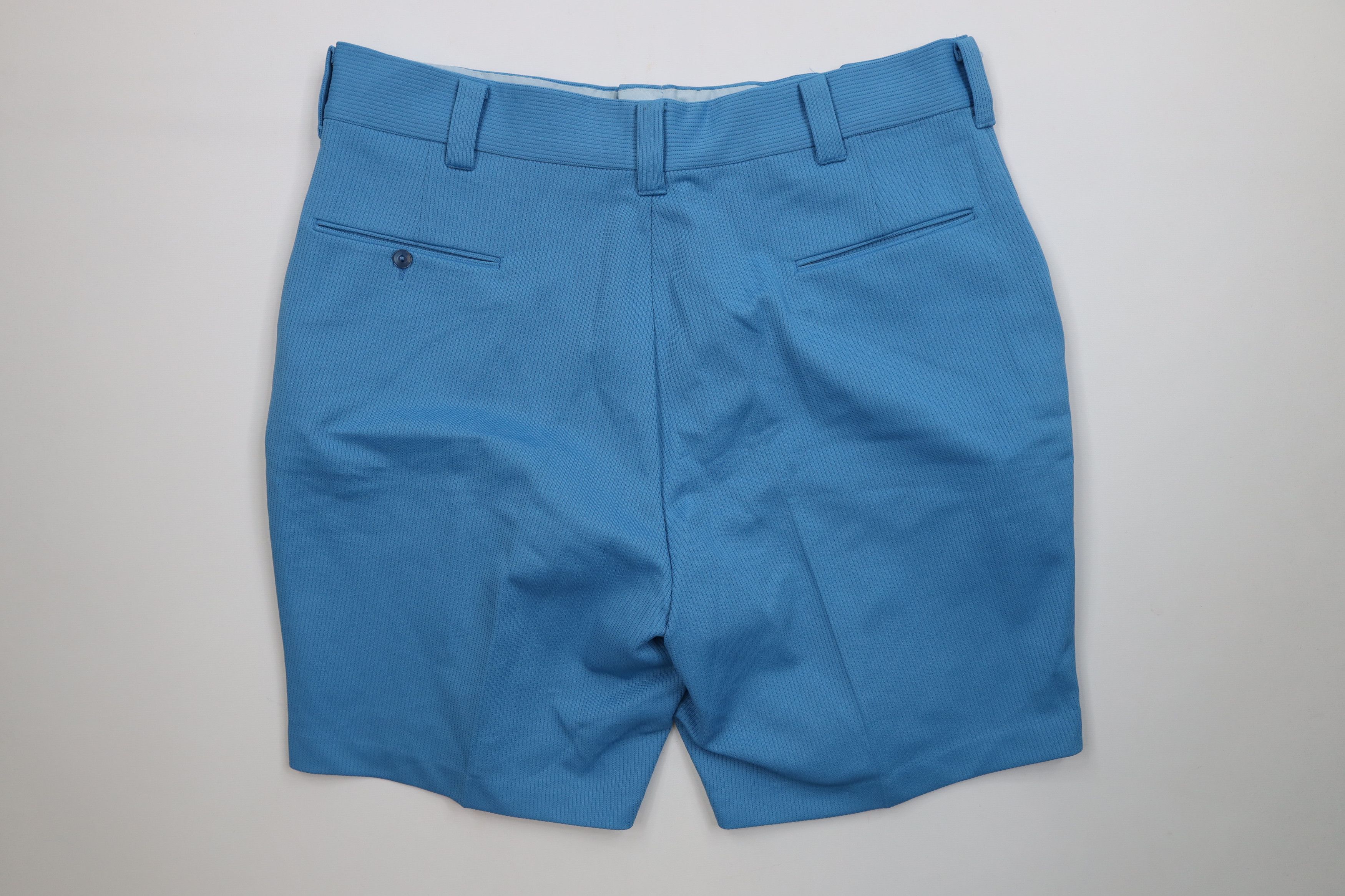 Vintage Deadstock Vintage 70s Streetwear Above Knee Shorts Blue USA Size US 38 / EU 54 - 10 Thumbnail