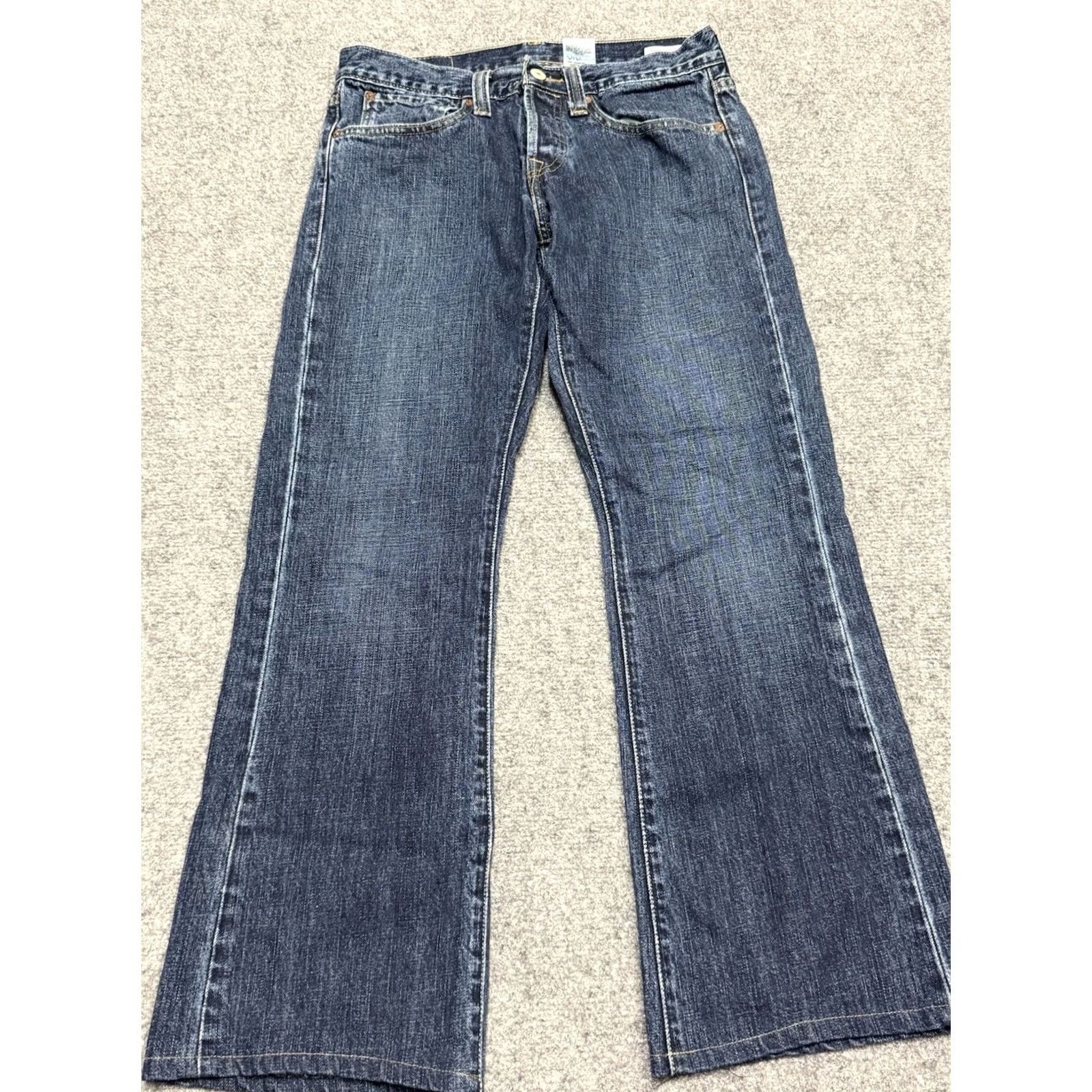 Levi's Levi's Skinner Jeans 30 x 28 Button Fly Low Rise Bootcut Vintage Hong Kong Men Jeans Regular 30 Blue Figure 80s 90s Size US 30 / EU 46 - 4 Thumbnail