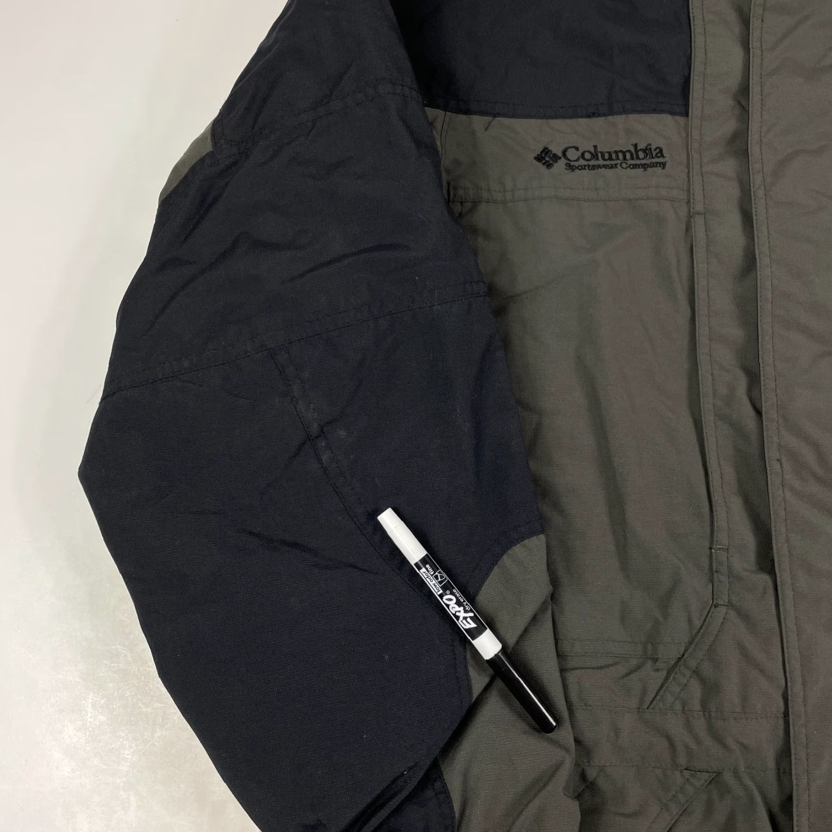 Vintage Columbia Jacket Mens Large Gray Softshell Field Full Zip Skiing Hiking Outdoors Jacket Size US L / EU 52-54 / 3 - 6 Thumbnail