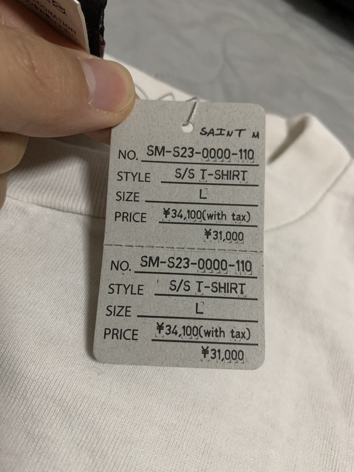 Bape × Saint Michael Bape x Saint Michael Beavis & Butthead Tee Size US L / EU 52-54 / 3 - 6 Thumbnail