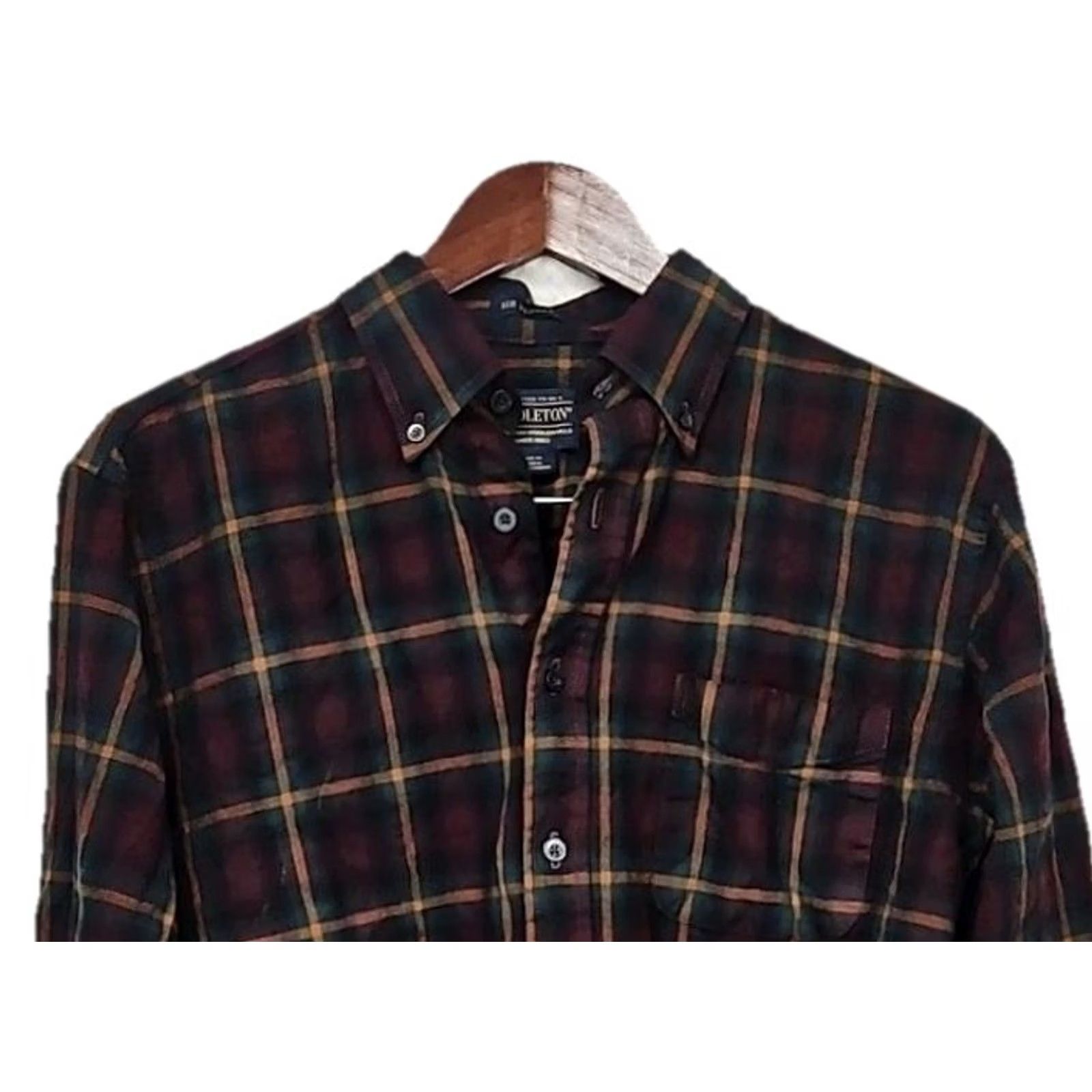 Pendleton VINTAGE Pendleton Shirt Mens M Green Plaid Wool Flannel Button-Down Shirt Size US M / EU 48-50 / 2 - 3 Thumbnail