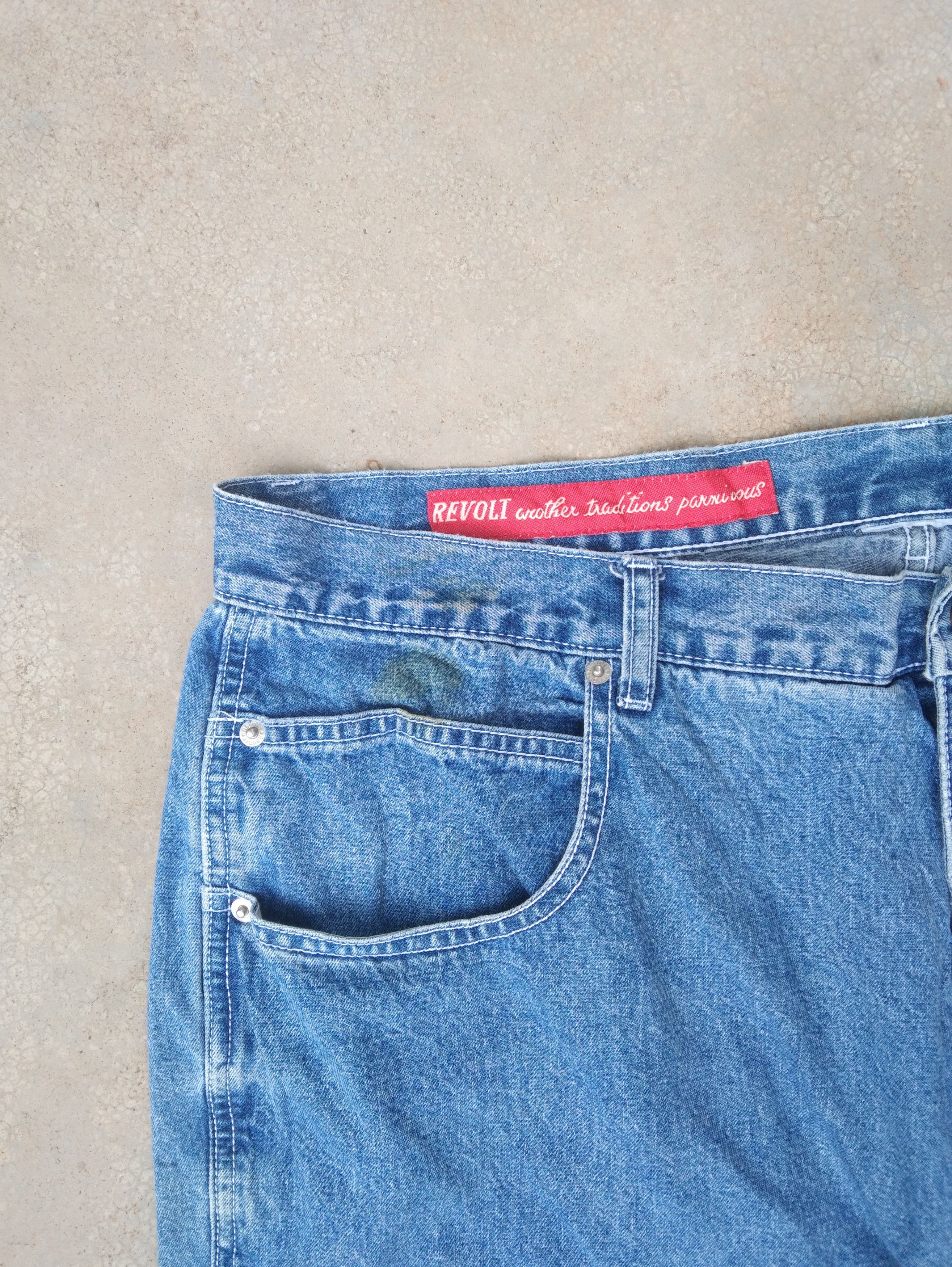 Jean Vintage Revolt Jeans Y2k Carpenter Skater Baggy Fit 38x31 Size US 38 / EU 54 - 8 Thumbnail