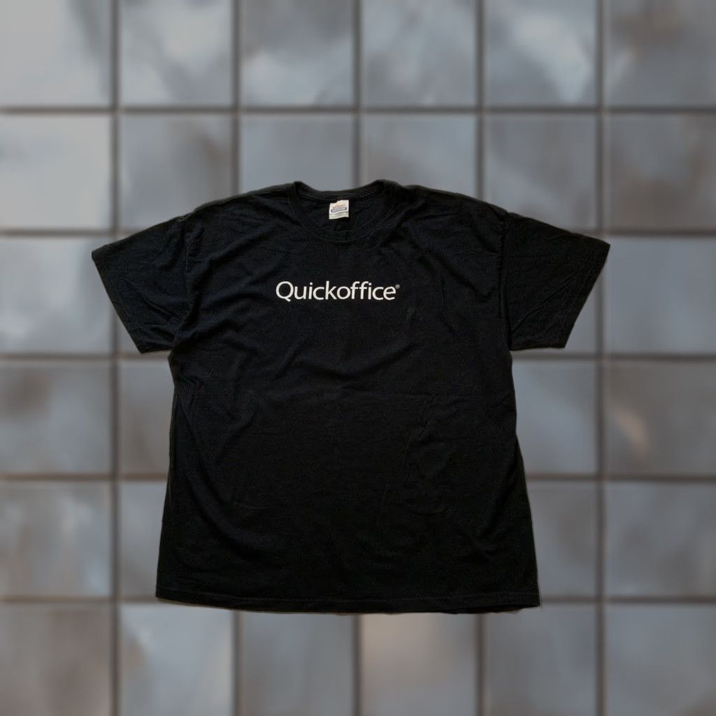 Hanes VINTAGE QuickOffice Mobilize Your World Microsoft Office Graphic T-Shirt 2XL Hanes Mens Black 2XL Shirt Size US XXL / EU 58 / 5 - 1 Thumbnail