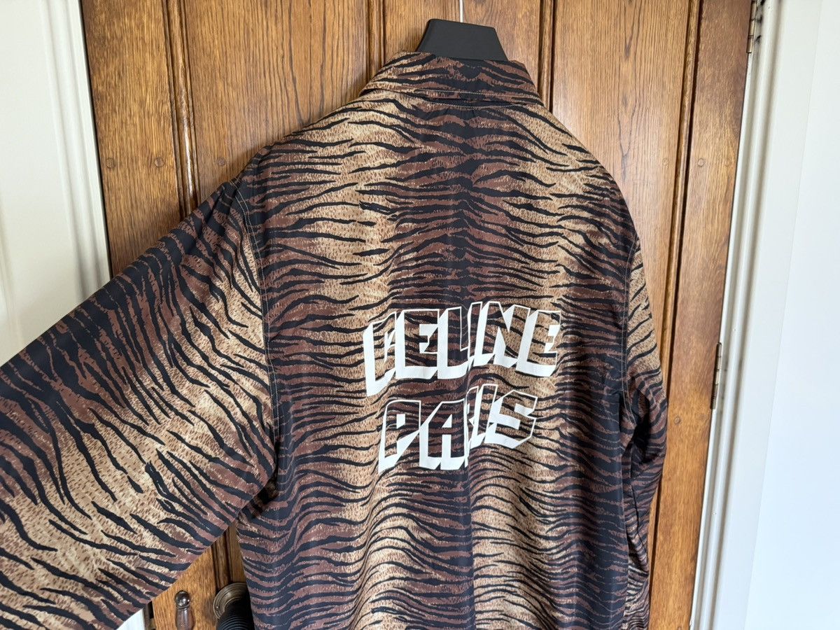 Celine $1.9k Celine tiger animal logo print coach jacket S M L Hedi Size US M / EU 48-50 / 2 - 20 Thumbnail