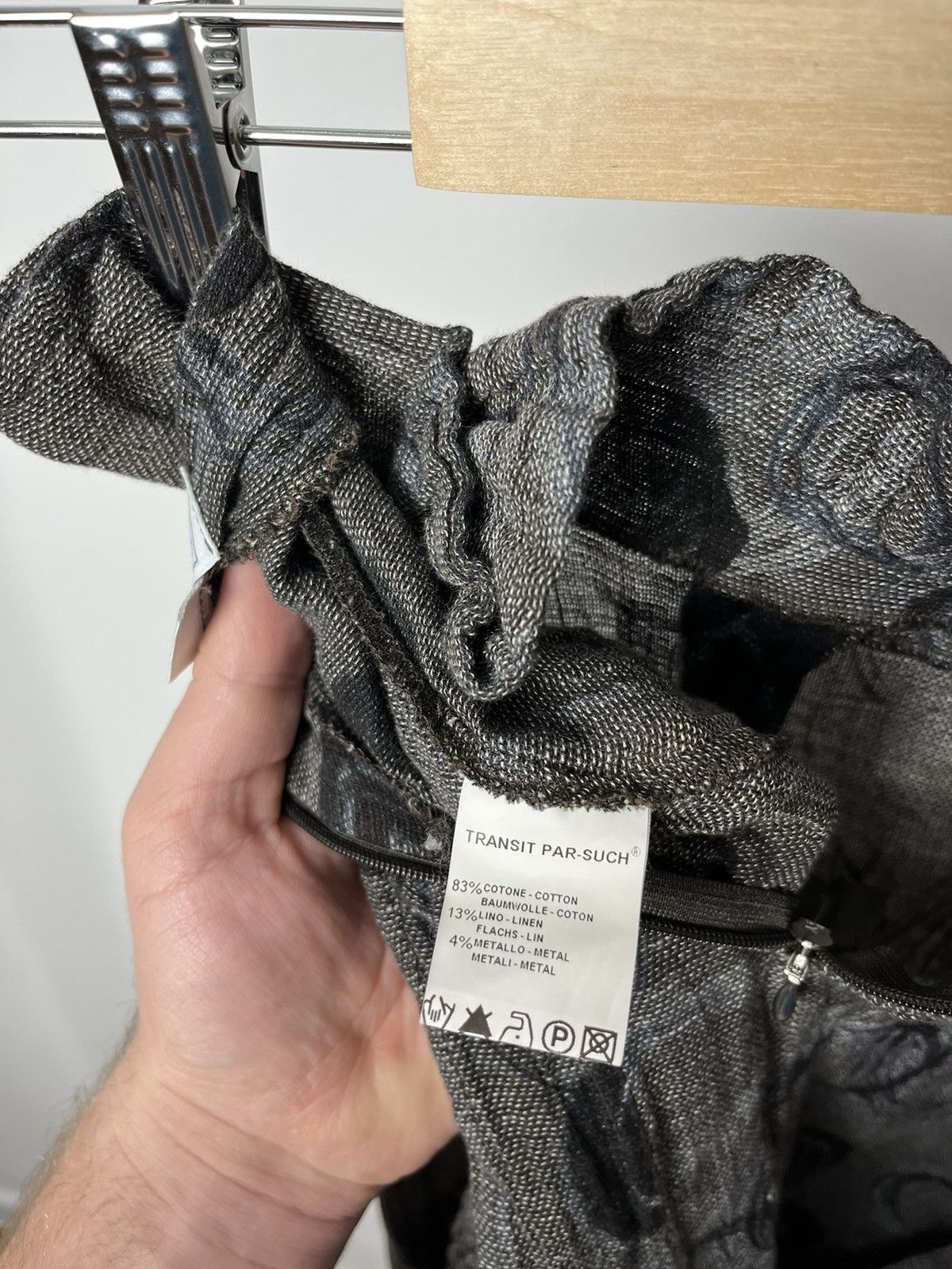 Designer × Transit Transit Par Such Design Comfort Fit Gray Skirt Size 30" / US 8 / IT 44 - 9 Thumbnail