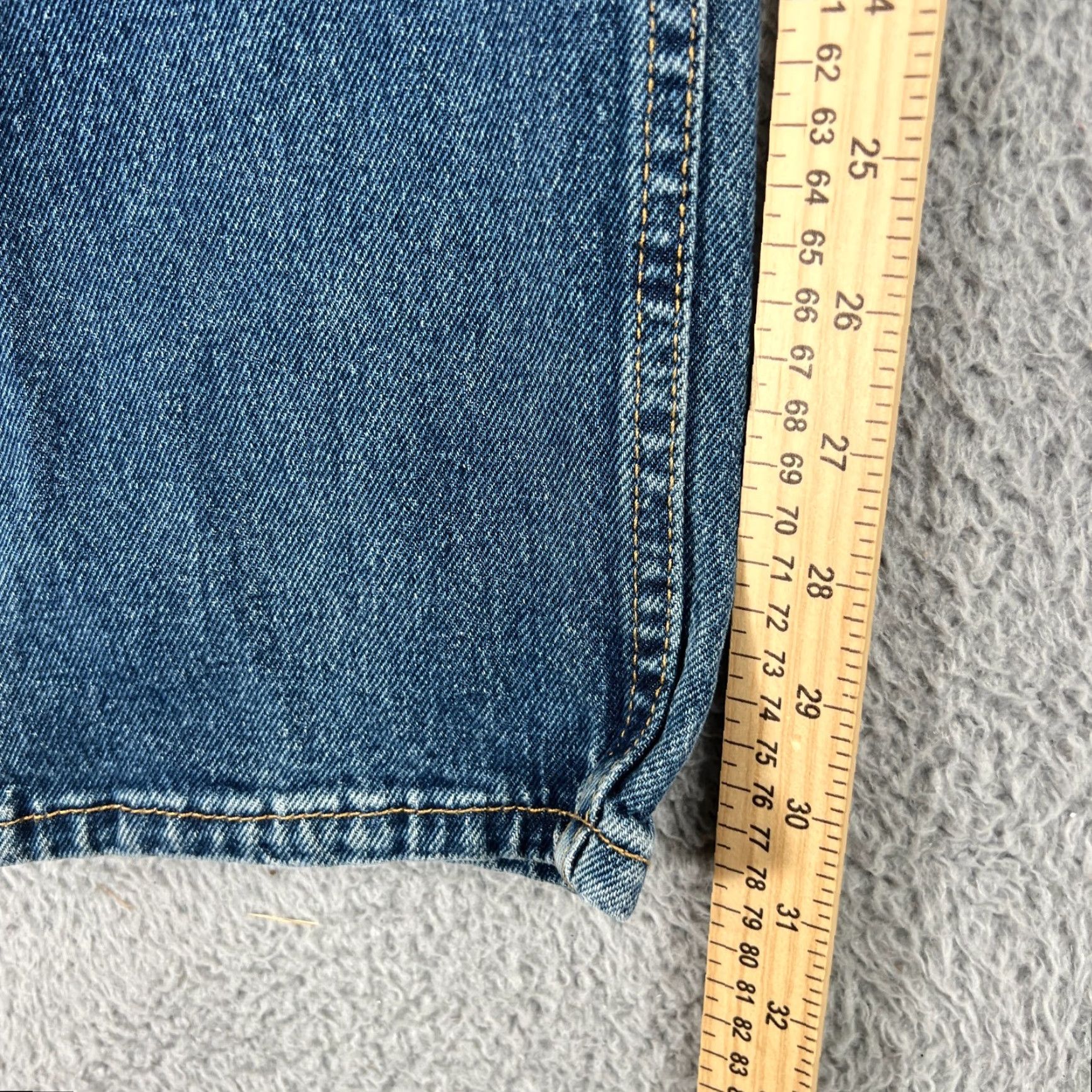 Levi's Levi's 513 Jeans Slim Straight Denim 31x30 Blue Dark Wash Stretch Mens Straight Leg Regular Vintage No Size US 31 - 3 Thumbnail