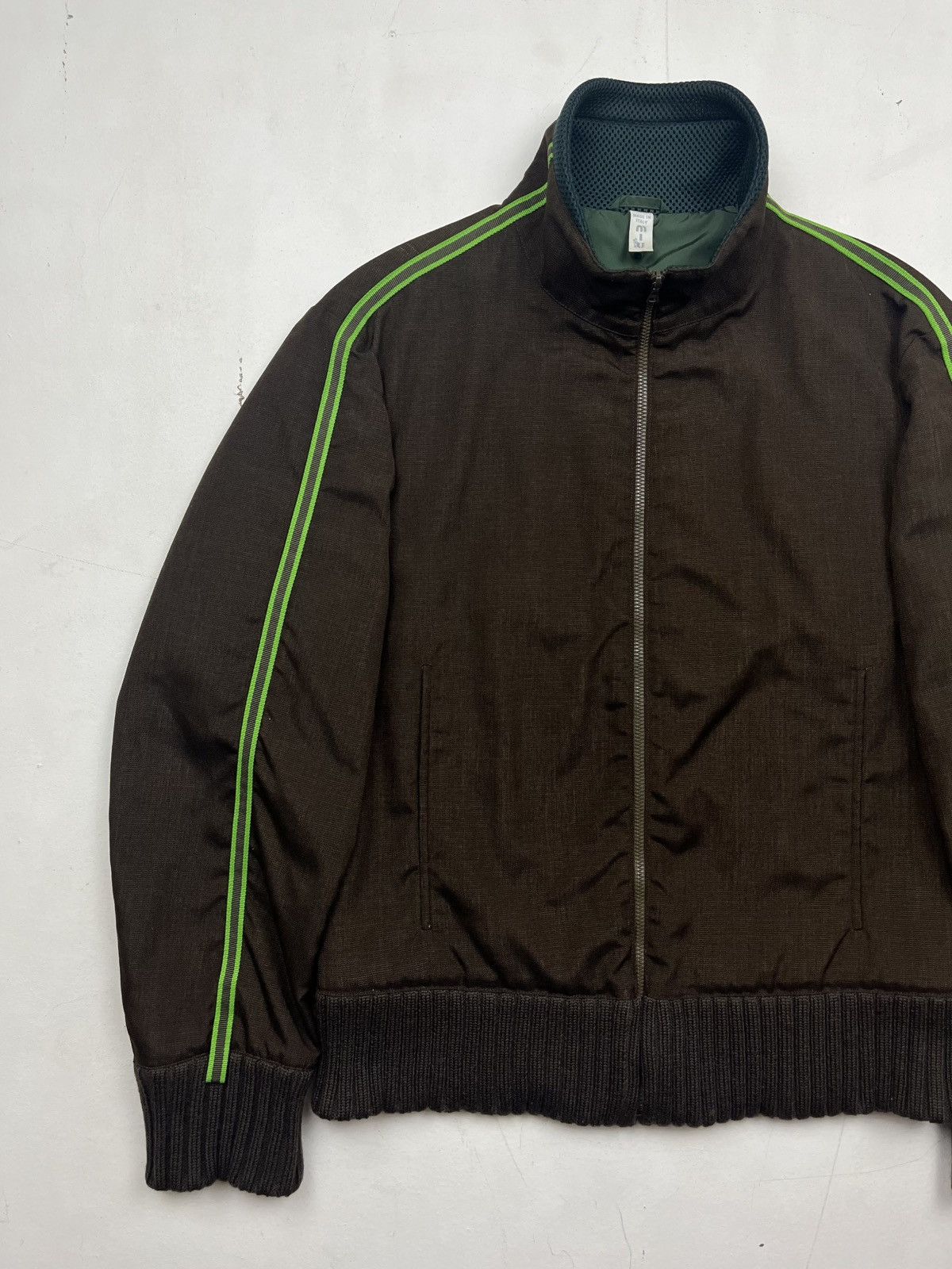 Miu Miu Miu Miu F/W1999 Runway sample Changeant Fabric track Jacket Size US M / EU 48-50 / 2 - 4 Thumbnail