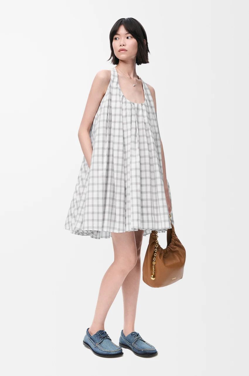 Loewe o1loc1c0525 Trapeze Dress in Multicolor Size XS / US 0-2 / IT 36-38 - 2 Thumbnail