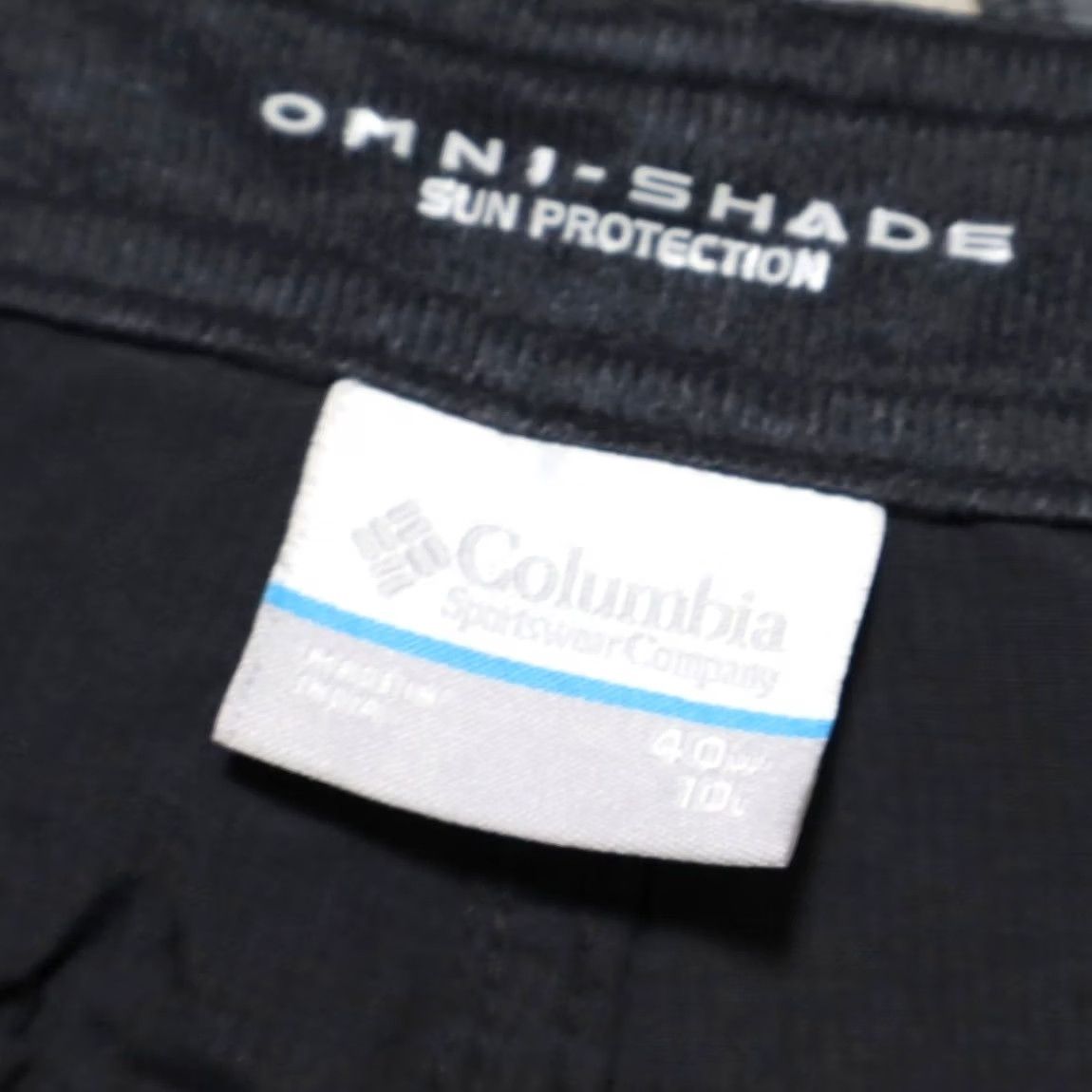 Vintage Columbia Omni-Shade Nylon Shell Cargo Shorts Black Men's 40 Size US 40 / EU 56 - 5 Thumbnail