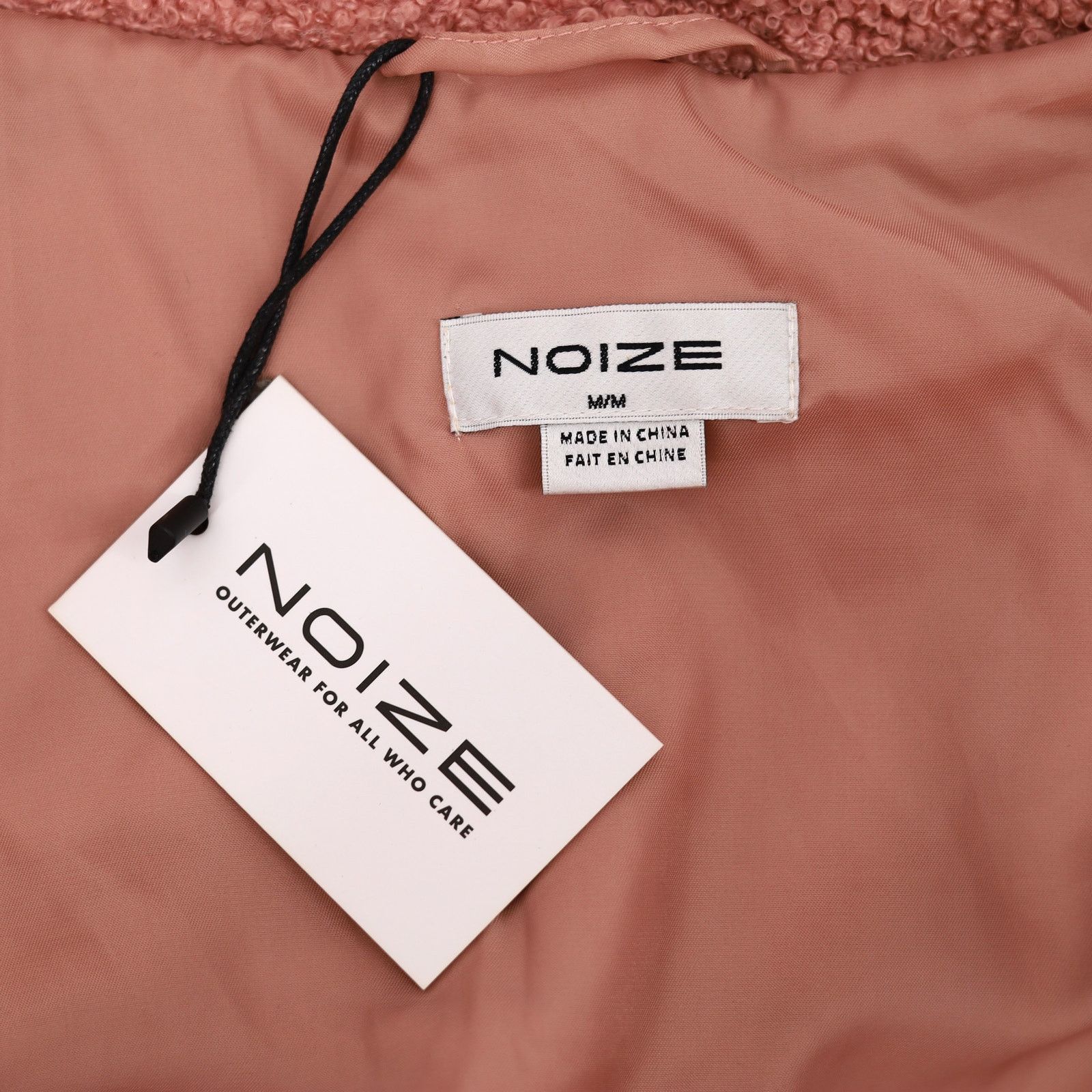 The Unbranded Brand NOIZE Women Pink Rose Teddy Oversize Trucker Jacket Size M Size M / US 6-8 / IT 42-44 - 5 Thumbnail