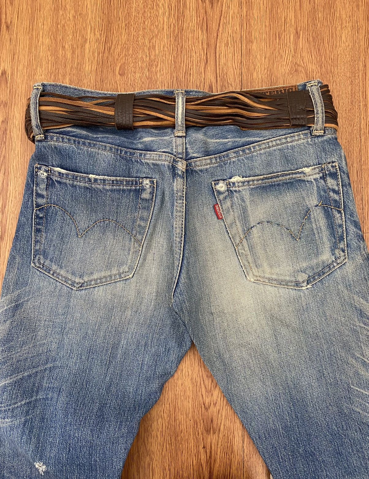 If Six Was Nine × Japanese Brand × KMRii 100% Leather belt Size ONE SIZE - 4 Thumbnail