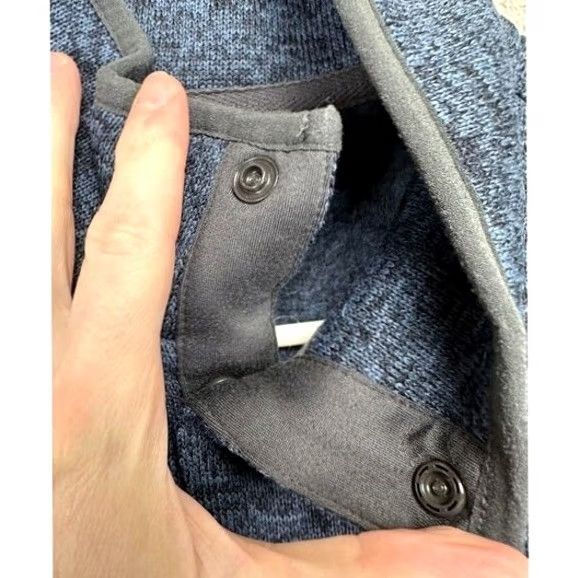 Eddie Bauer Eddie Bauer Sweater Adult Large Blue Fleece Quarter Snap Pullover Sweatshirt Men Size US L / EU 52-54 / 3 - 6 Thumbnail
