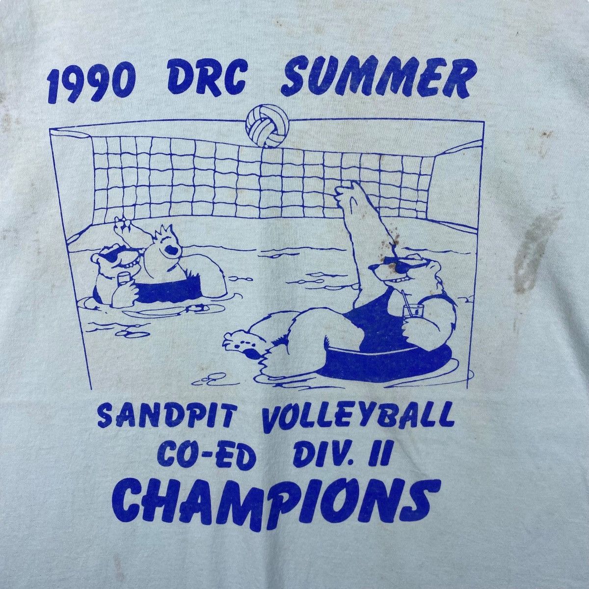 Vintage Distressed Vintage 90's DRC SUMMER Sandpit Volleyball Size US XL / EU 56 / 4 - 2 Thumbnail