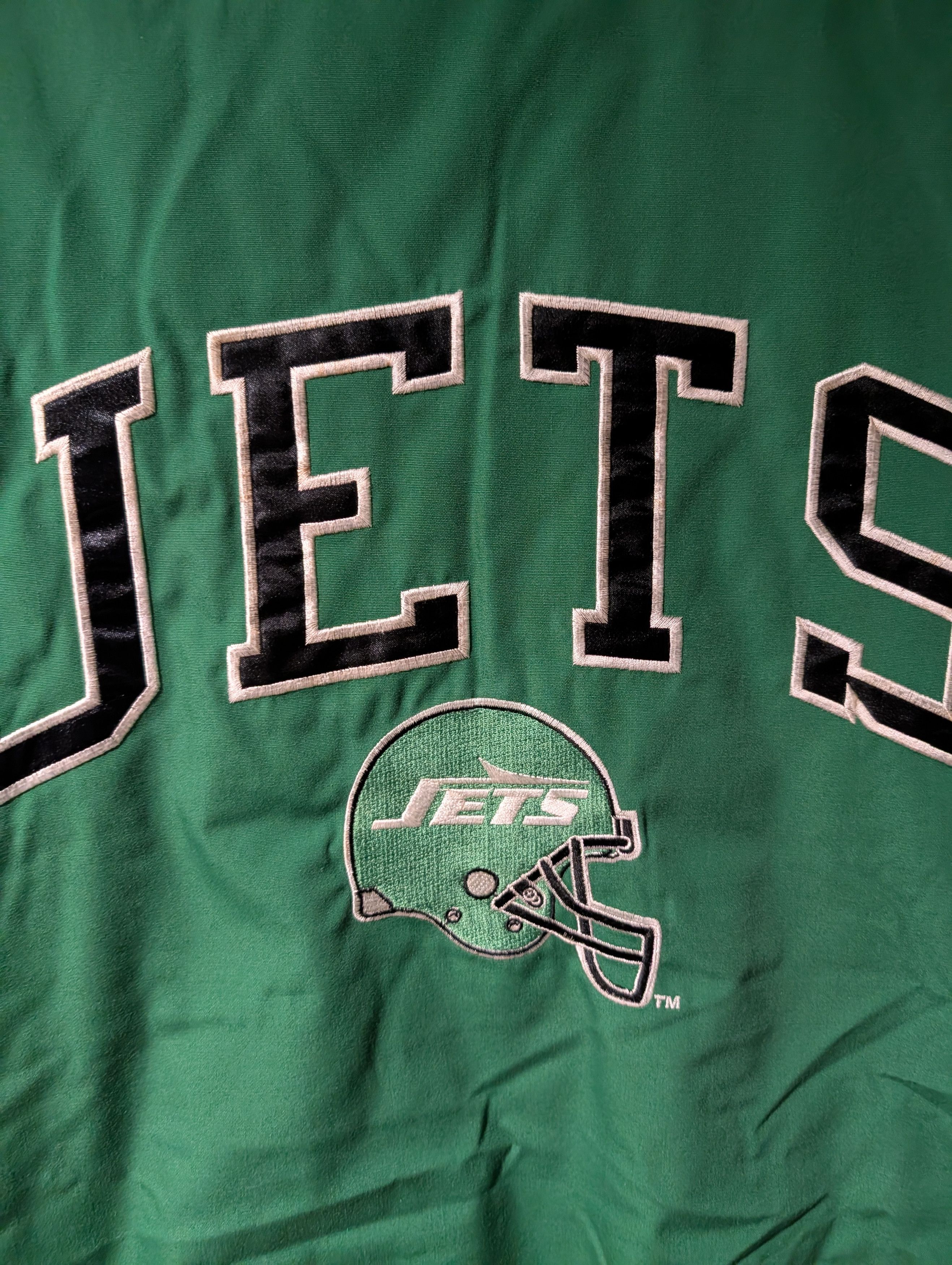 NFL Vtg 90s New York Jets Logo 7 Puffy Parka Jacket Gorpcore Size US XL / EU 56 / 4 - 7 Thumbnail