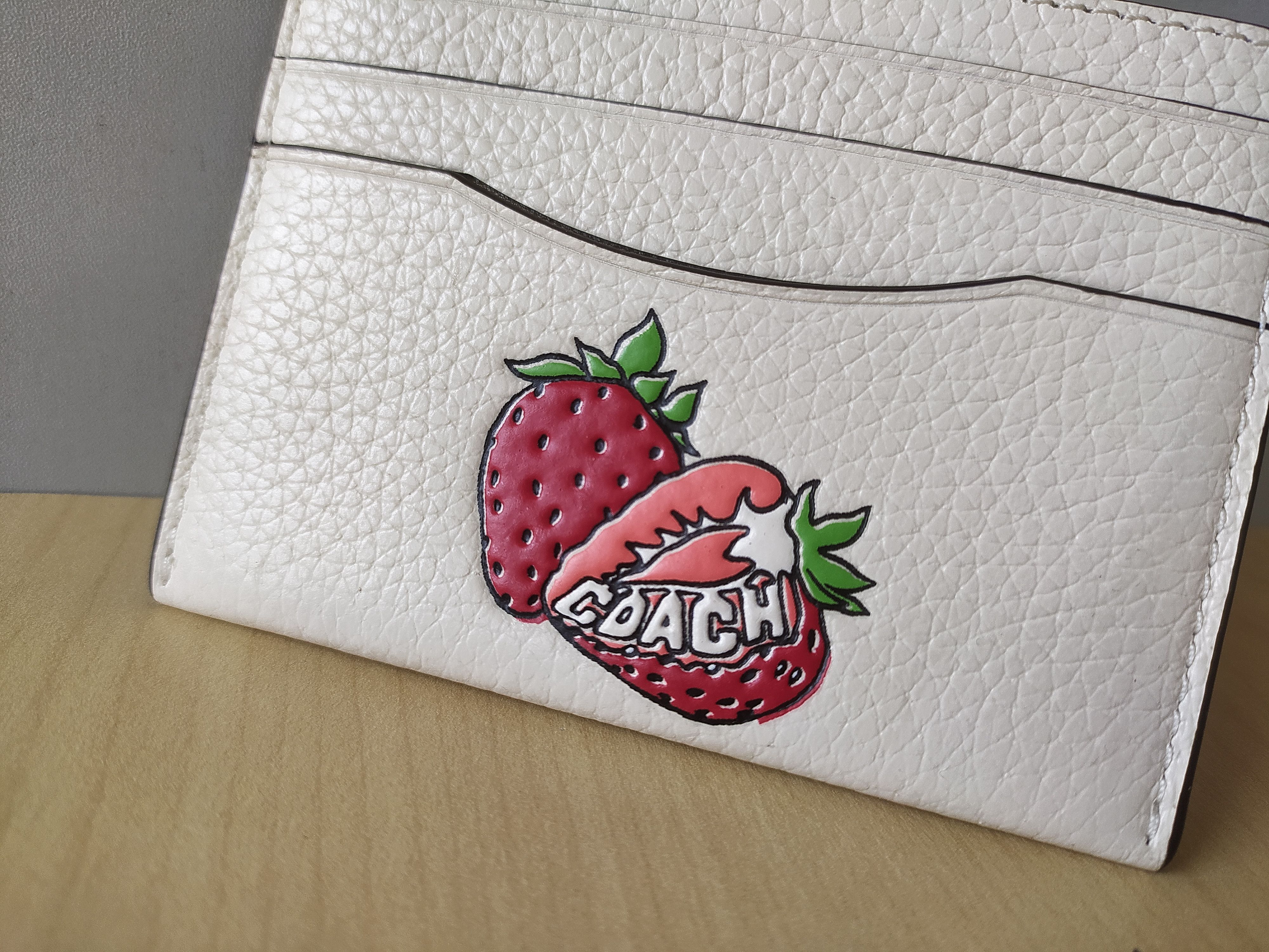 Coach Coach Leather Slim Credit Card case Free Shipping T/1902 Size ONE SIZE - 2 Thumbnail