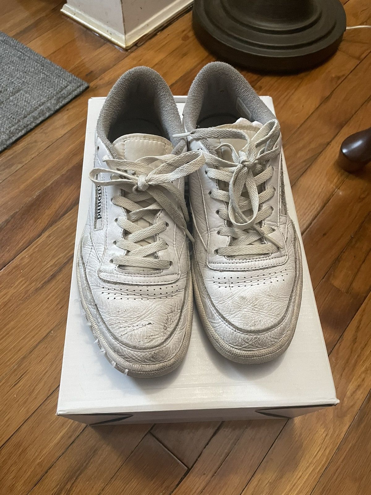 JJJJound × Reebok JJJJound x Reebok | Club C 85 OG White Grey size 10 Size US 10 / EU 43 - 2 Thumbnail