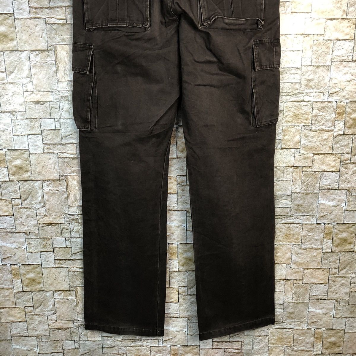 Japanese Brand Uniqlo Dark Brown Cargo Multipocket Pants #A615 Size US 32 / EU 48 - 17 Thumbnail