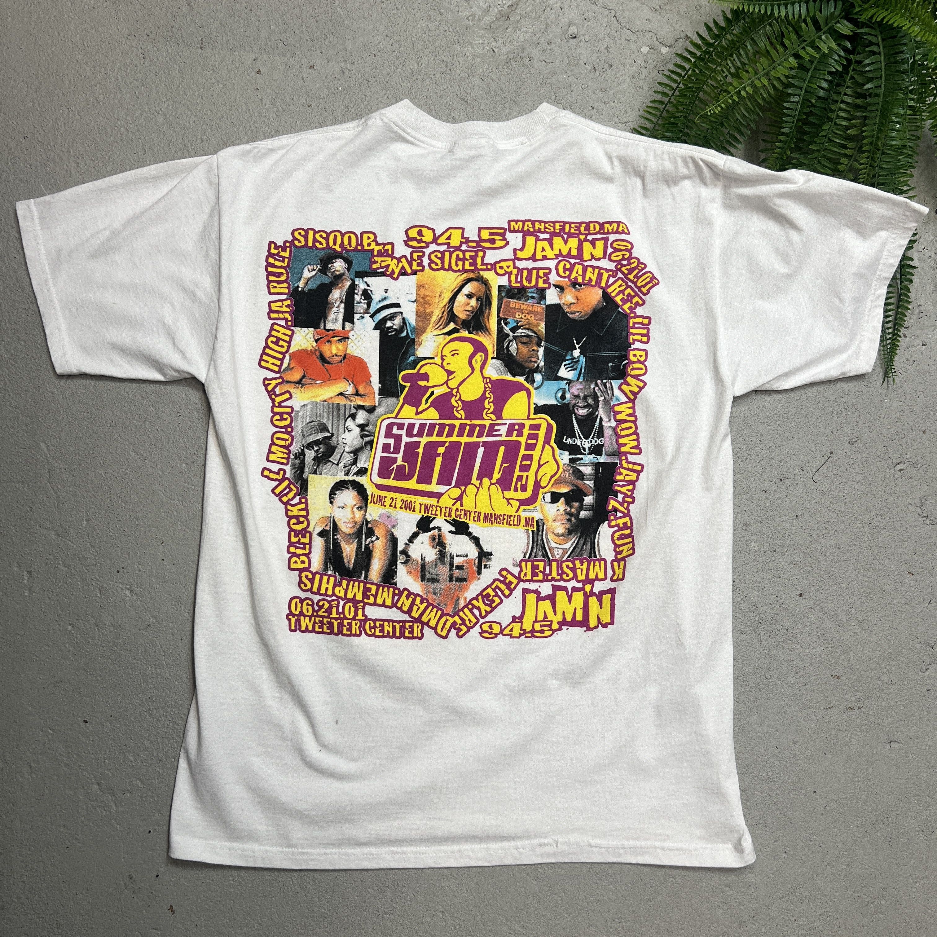 Jerzees × Vintage 2001 Summer Jam Jay Z Concert Promo Tee Size US L / EU 52-54 / 3 - 4 Thumbnail