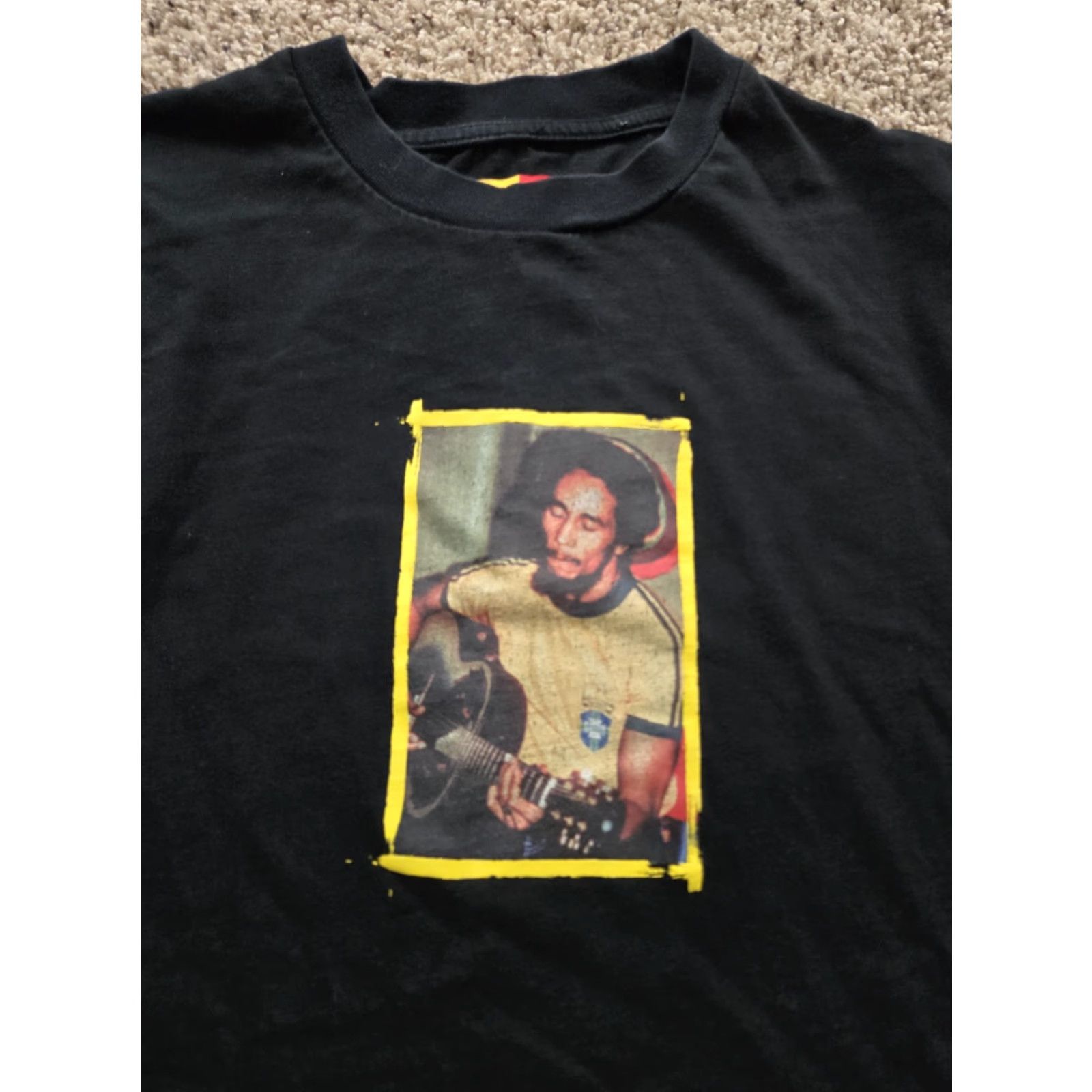 Vintage Bob Marley Shoe Palace Shirt Mens Large Black Graphic Short Sleeve Rasta Size US L / EU 52-54 / 3 - 3 Thumbnail