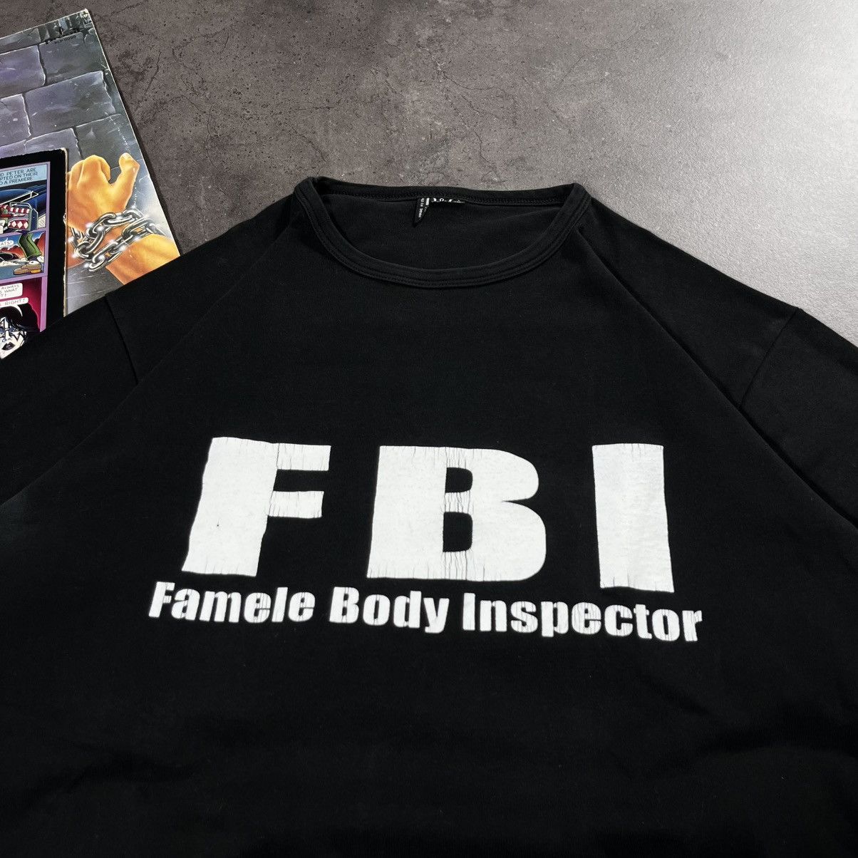 Sex Skateboards Vintage 00s Sex FBI Female Body Inspector Tshirt Tee Rare Size US M / EU 48-50 / 2 - 3 Thumbnail