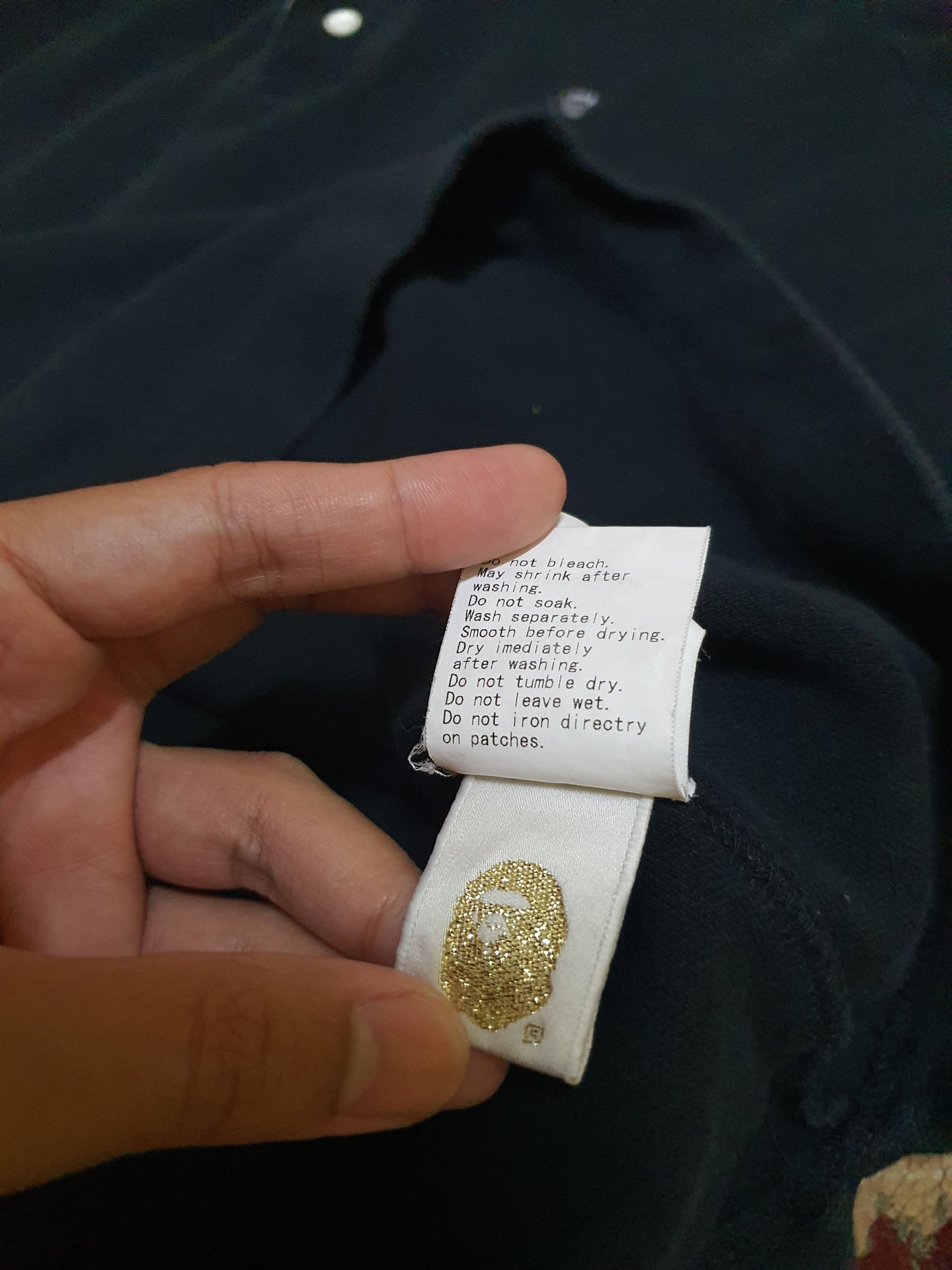 Bape Bape Baby Milo black polo shirt in size small Size US S / EU 44-46 / 1 - 13 Thumbnail