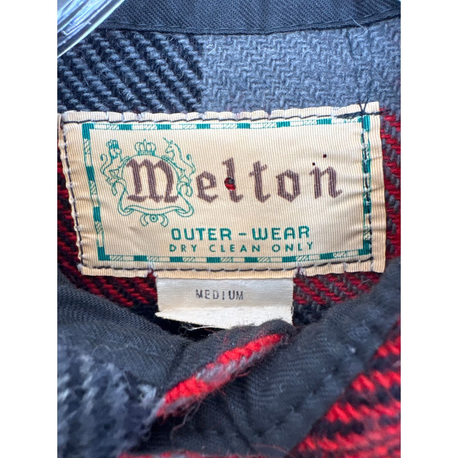 Vintage Vtg Melton wintermaster 50 wool hunting buffalo check shirt Size US M / EU 48-50 / 2 - 5 Thumbnail