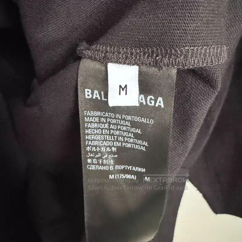 Balenciaga Balenciaga Black Short Sleeve T-Shirt, M, Embroidery, Back Size US M / EU 48-50 / 2 - 4 Thumbnail